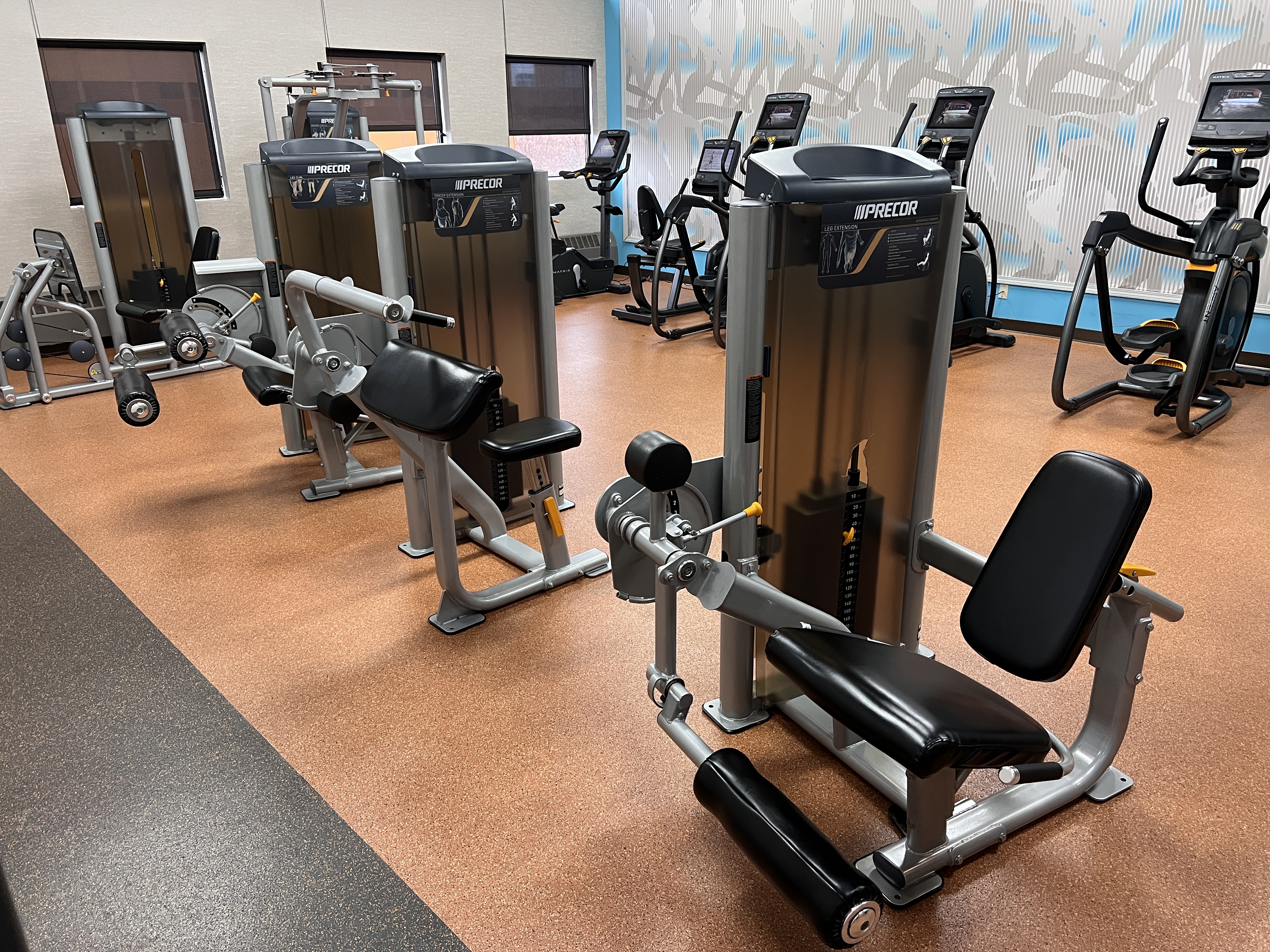 Crowne Plaza Suites MSP Airport Mall of America fitness center machine set Crowne Plaza Suites MSP Airport Mall of America fitness center machine set