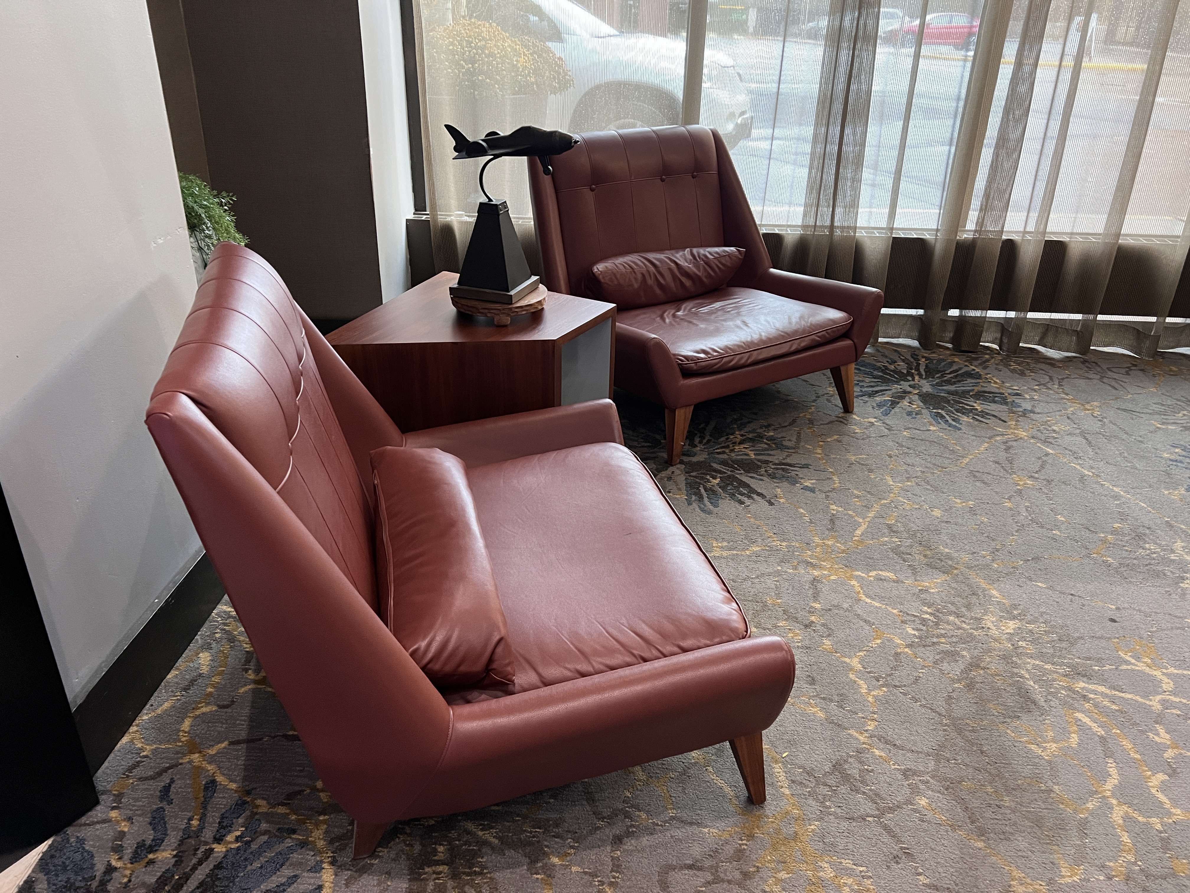 Crowne Plaza Suites MSP Airport Mall of America lobby armchairs Crowne Plaza Suites MSP Airport Mall of America lobby armchairs