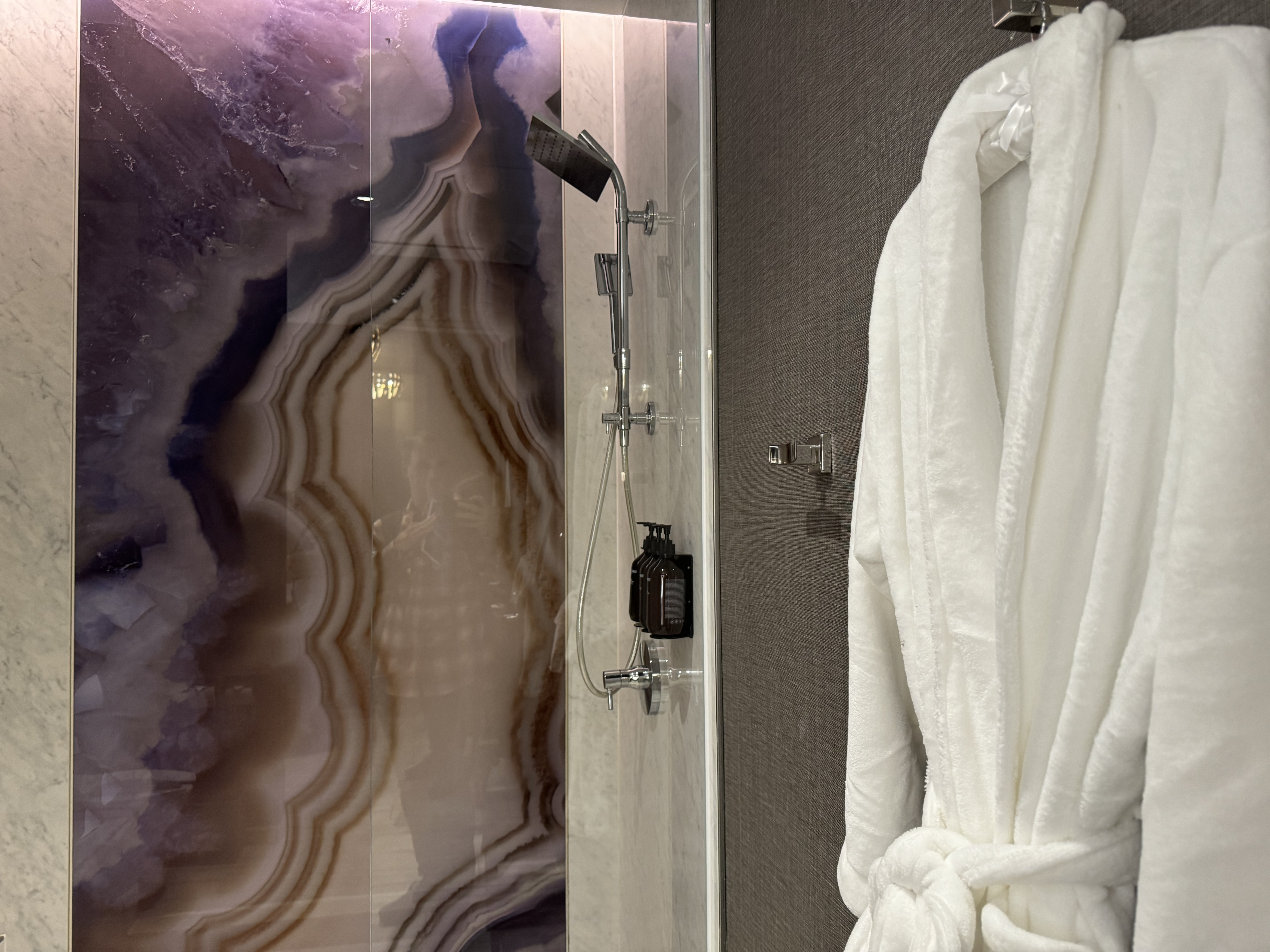 Delta One Lounge LAX shower Delta One Lounge LAX shower