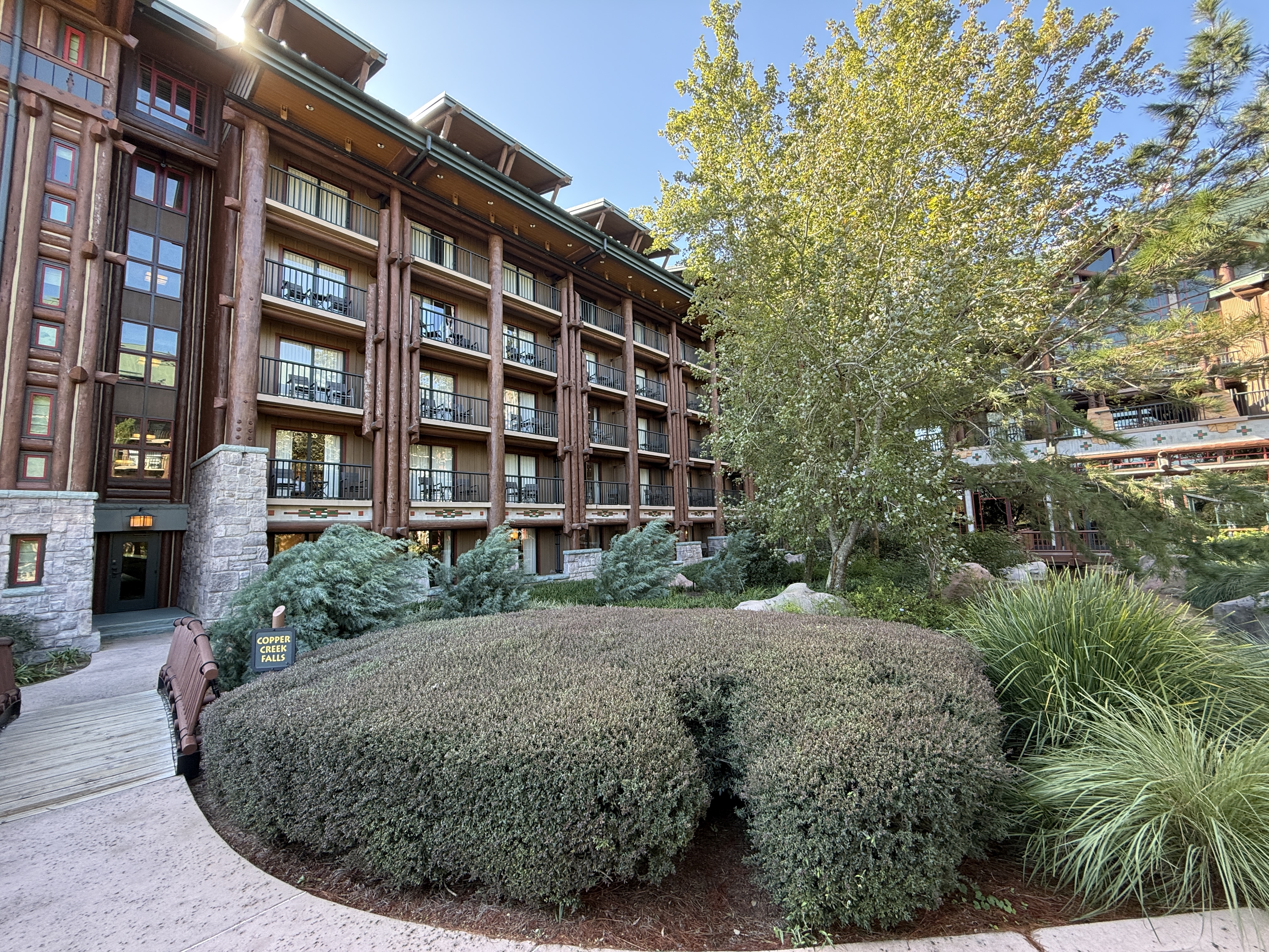 Disney Wilderness Lodge Exterior Plants Disney Wilderness Lodge Exterior Plants, Image Credit: James Larounis