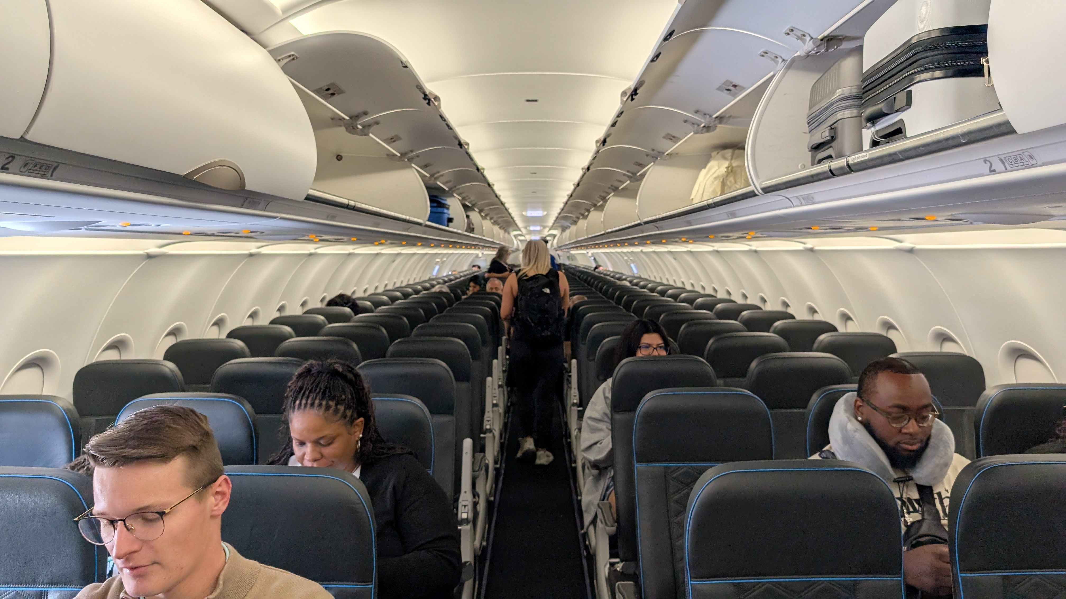 Frontier IAH to ONT cabin