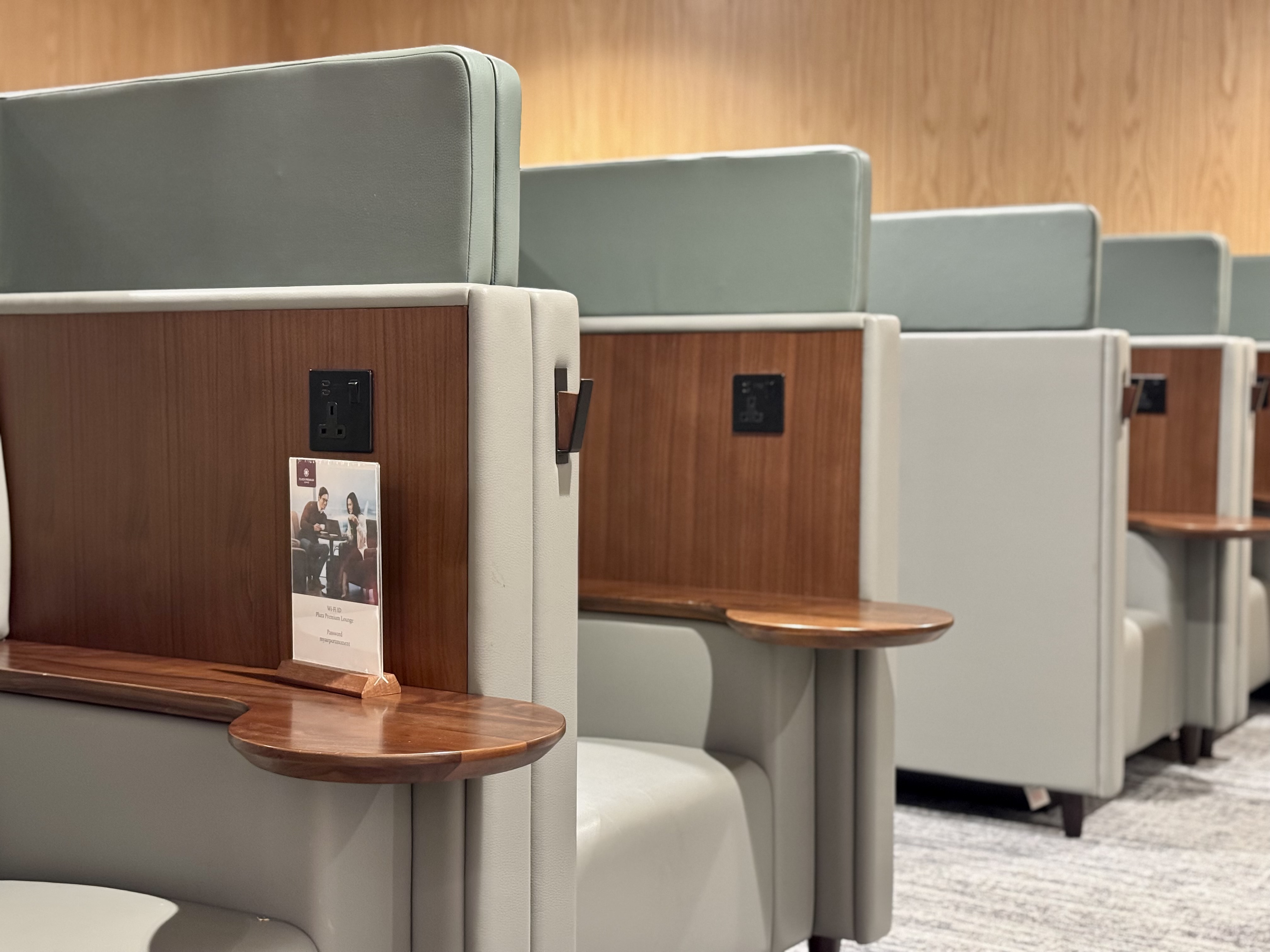 Heathrow Terminal 4 Plaza Premium Lounge privacy booths Heathrow Terminal 4 Plaza Premium Lounge privacy booths
