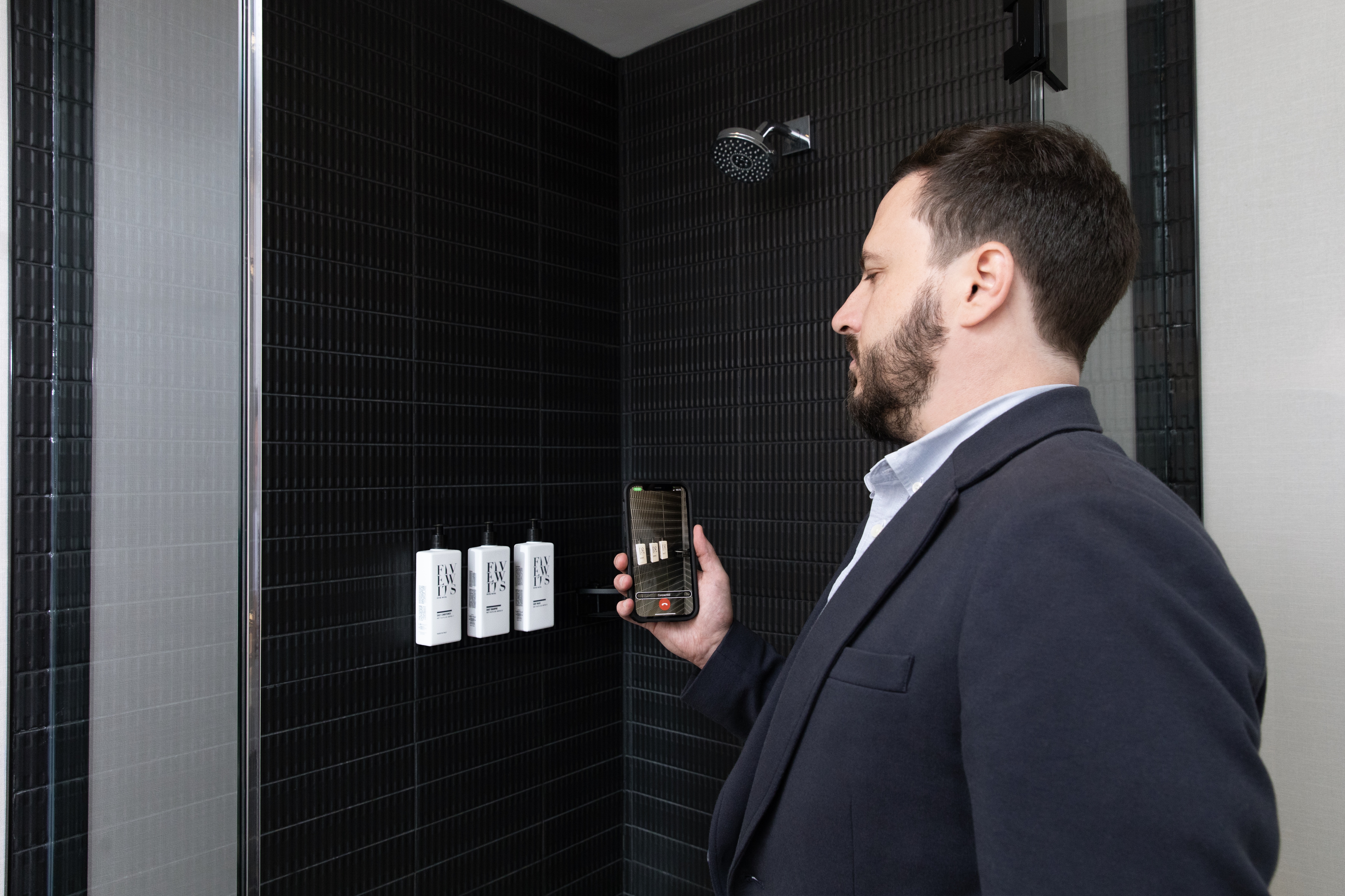 Hilton Be My Eyes Partnership Identifying Bathroom Amenities Hilton Be My Eyes Partnership Identifying Bathroom Amenities