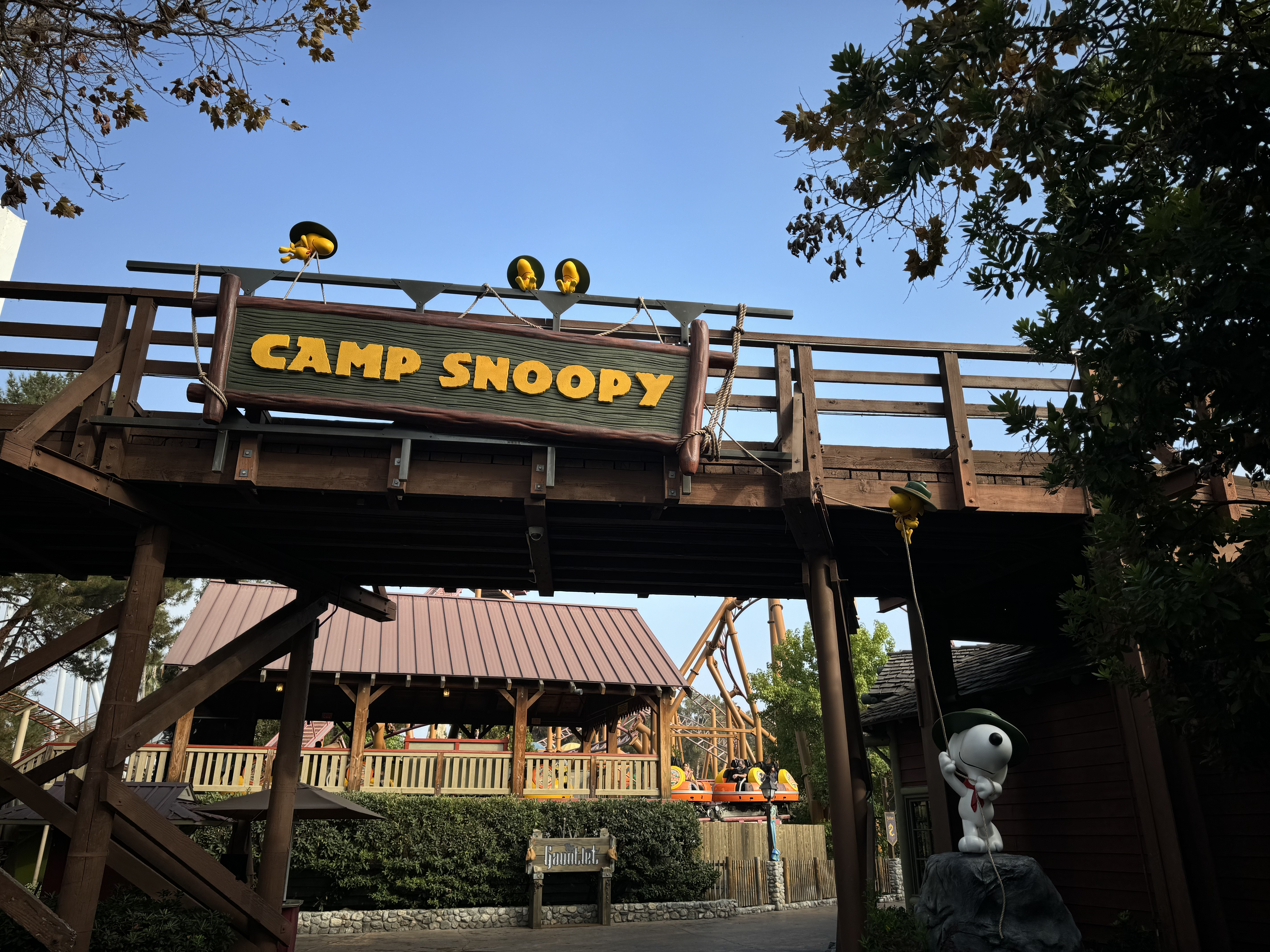 Knott’s Berry Farm Camp Snoopy entrance Knott's Berry Farm Camp Snoopy entrance