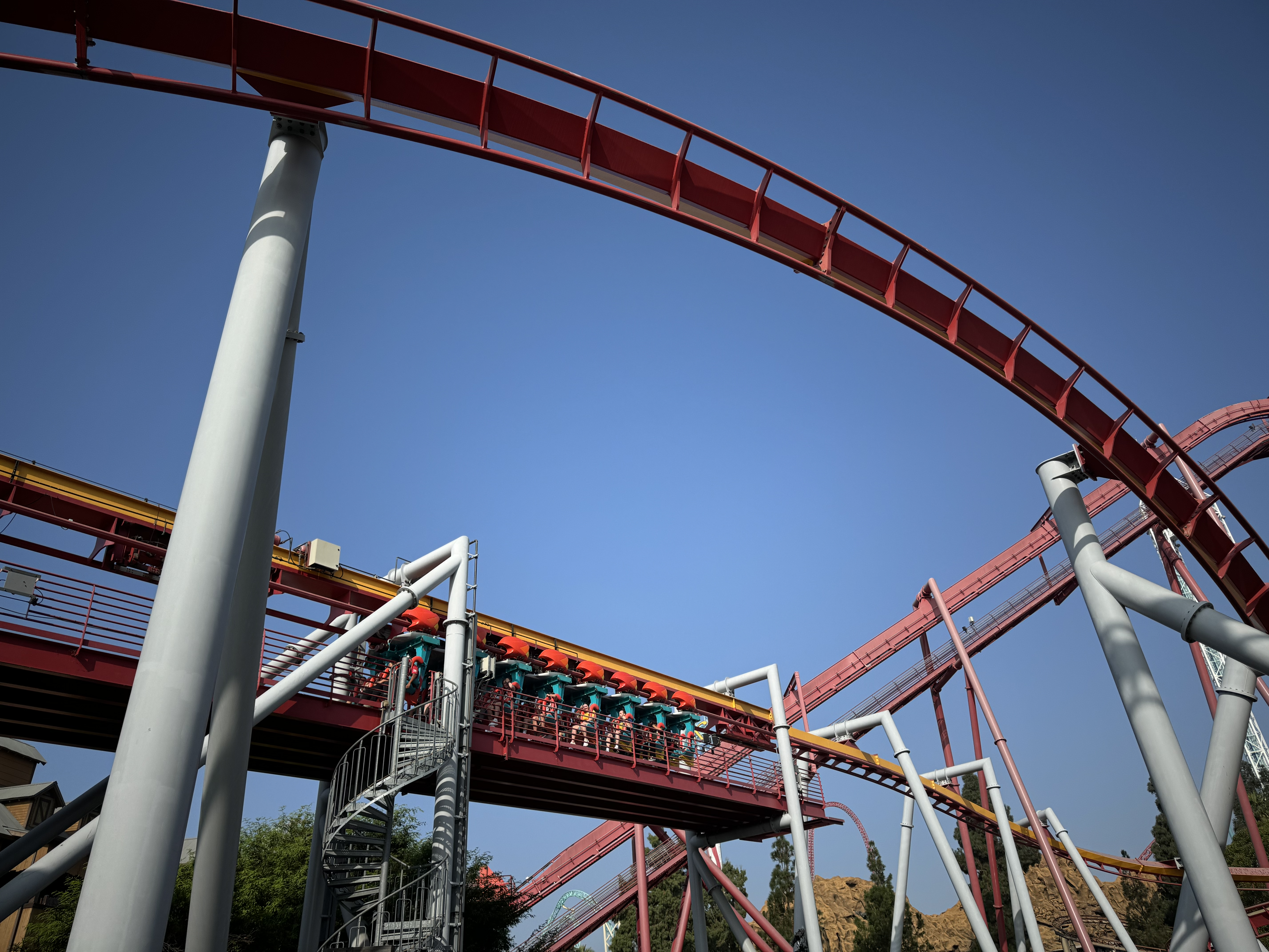 Knott’s Berry Farm Silver Bullet coaster Knott's Berry Farm Silver Bullet coaster