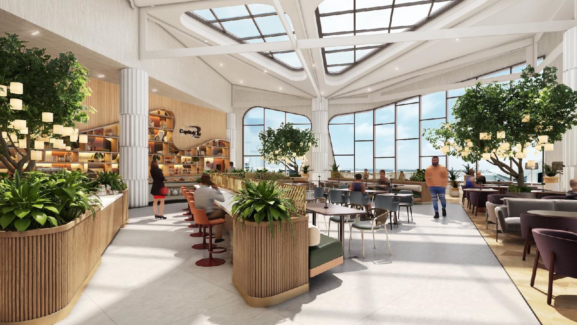 LGA Outside Dining Area Capital One Landing LGA Outside Dining Area Capital One Landing