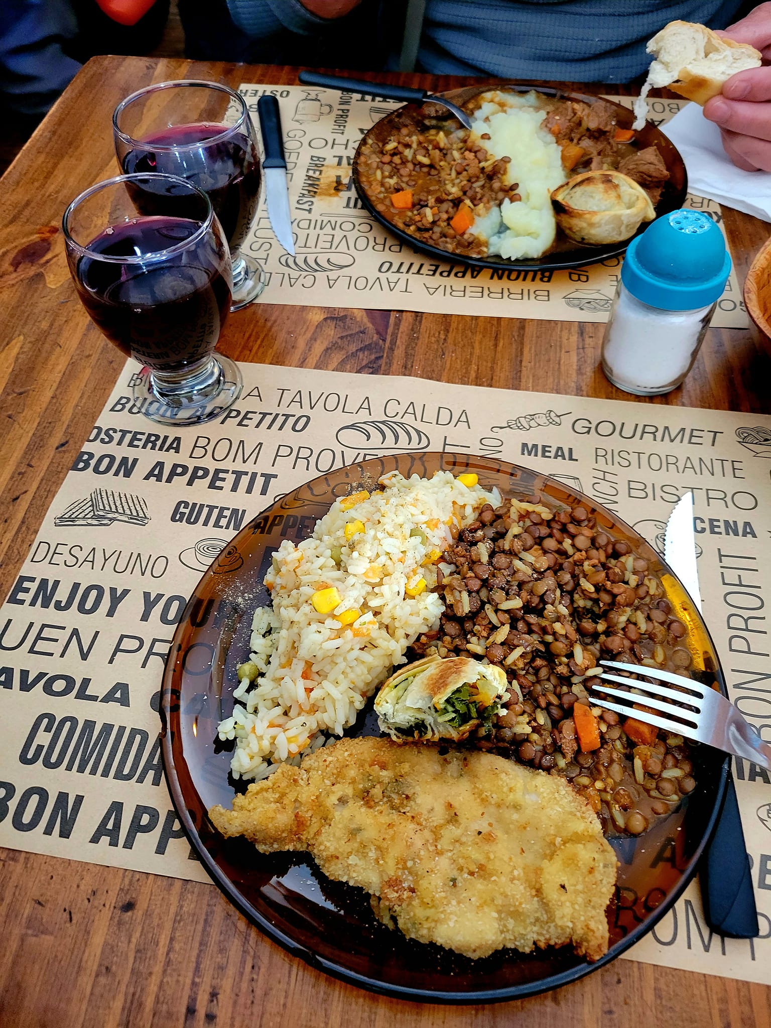 Meal in Argentina Meal in Argentina
