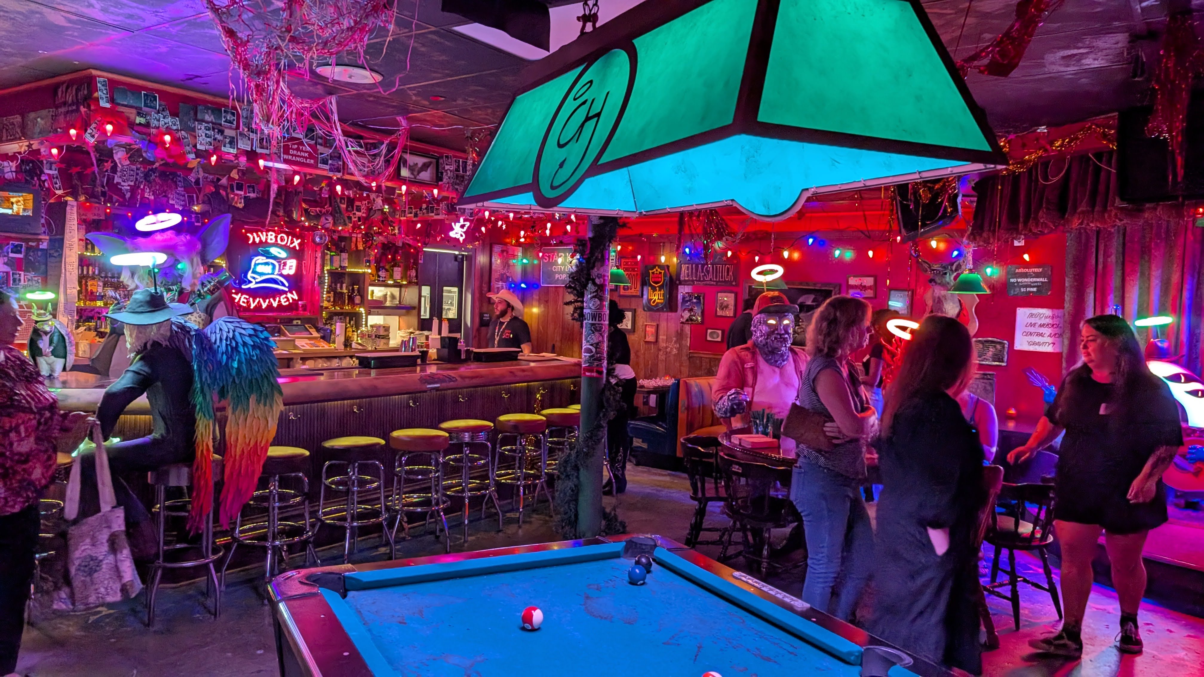 Meow Wolf Houston Cowboix Hevvven afterlife dive bar Meow Wolf Houston Cowboix Hevvven afterlife dive bar