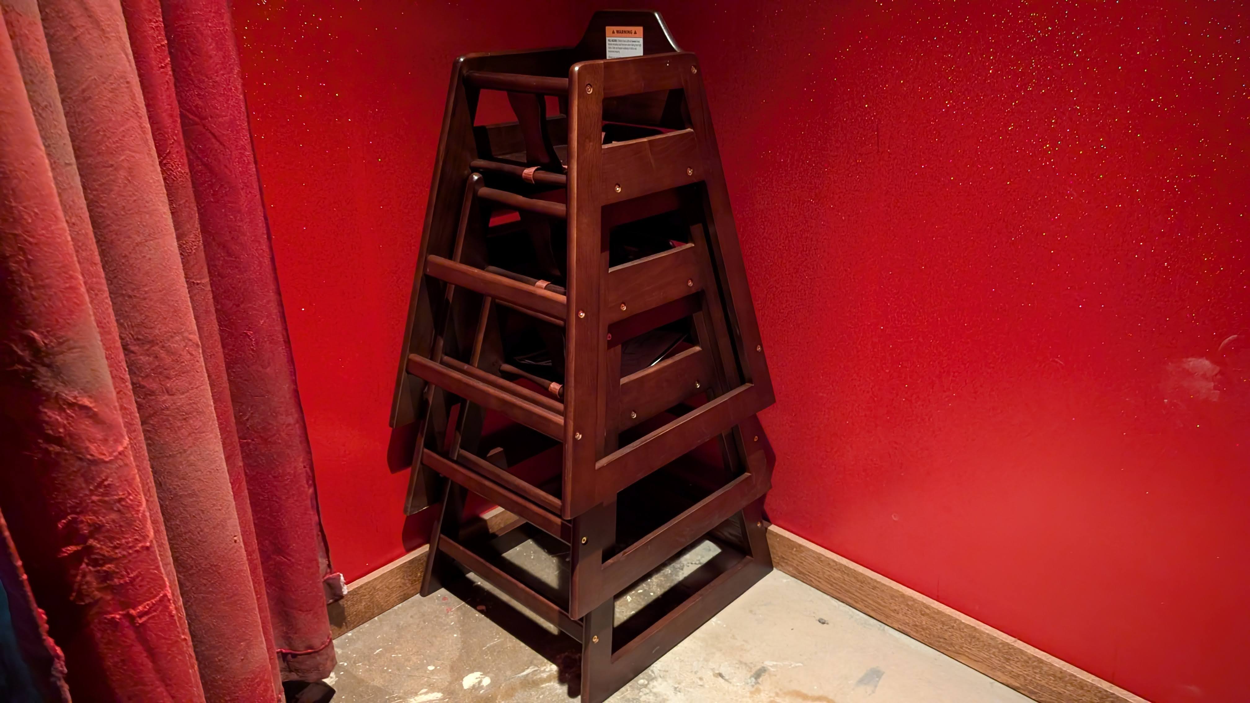 Meow Wolf Houston Cowboix Hevvven high chairs Meow Wolf Houston Cowboix Hevvven high chairs