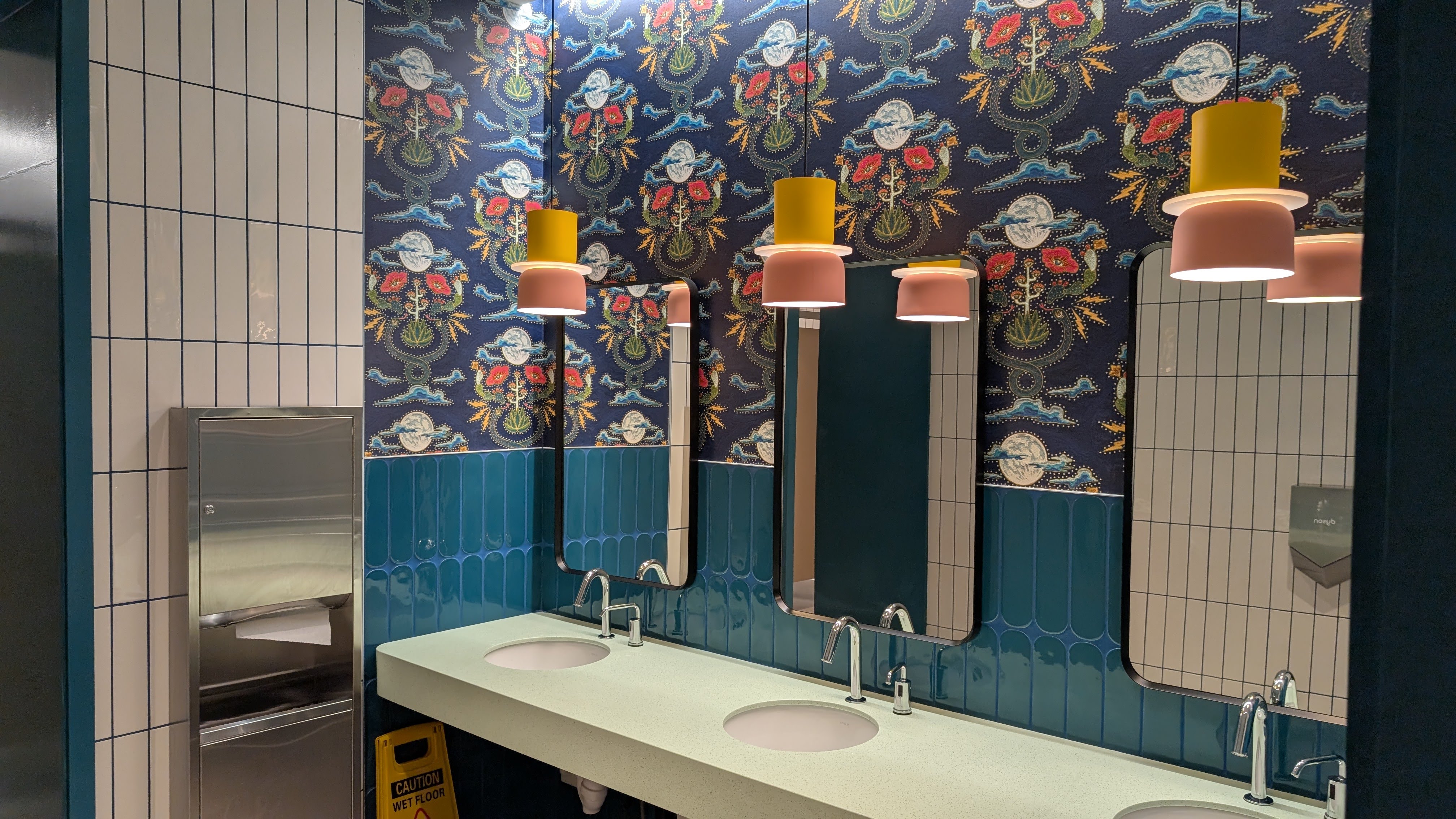 Meow Wolf Houston Cowboix Hevvven restroom sinks Meow Wolf Houston Cowboix Hevvven restroom sinks