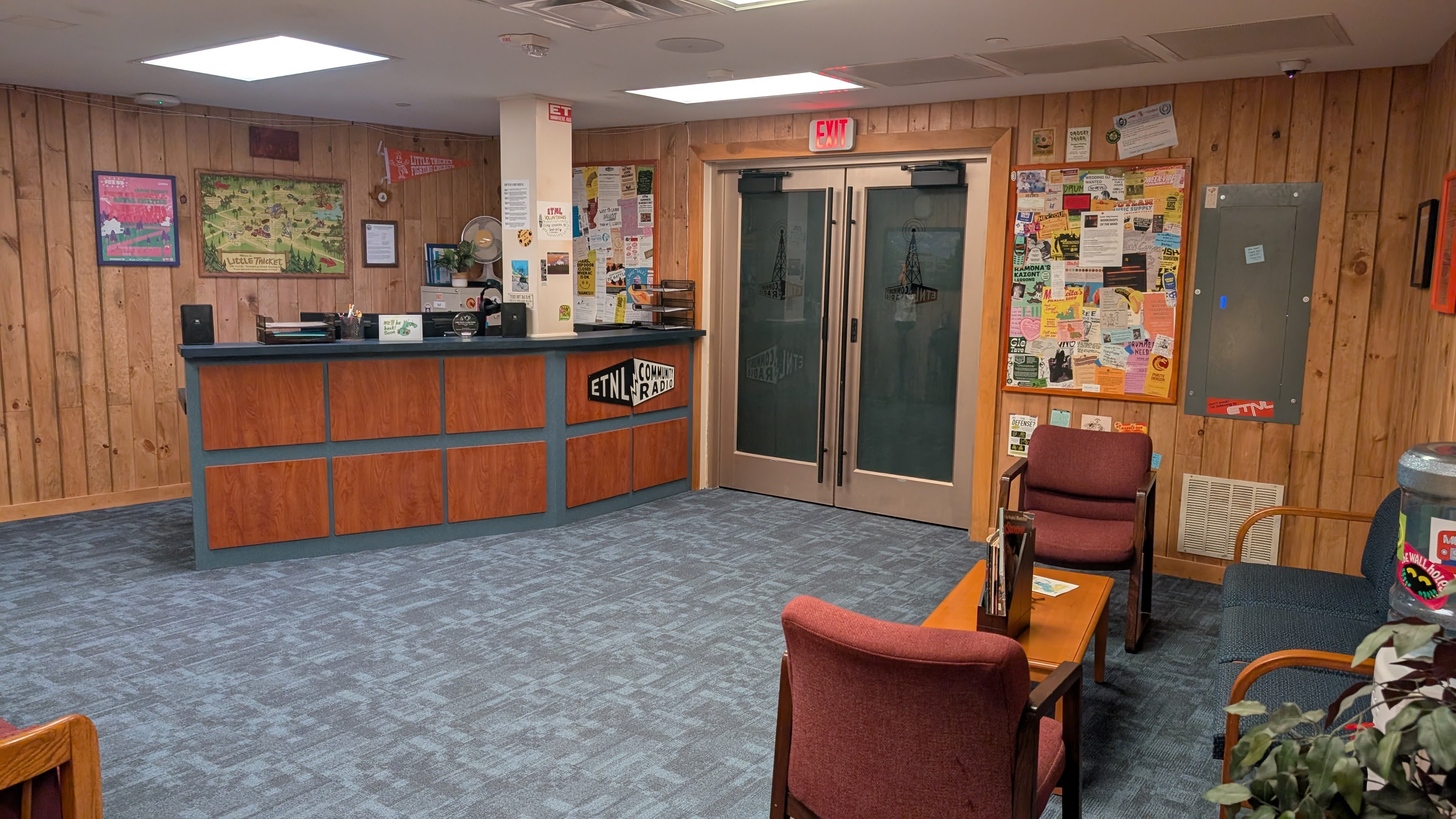 Meow Wolf Houston ETNL Radio lobby Meow Wolf Houston ETNL Radio lobby