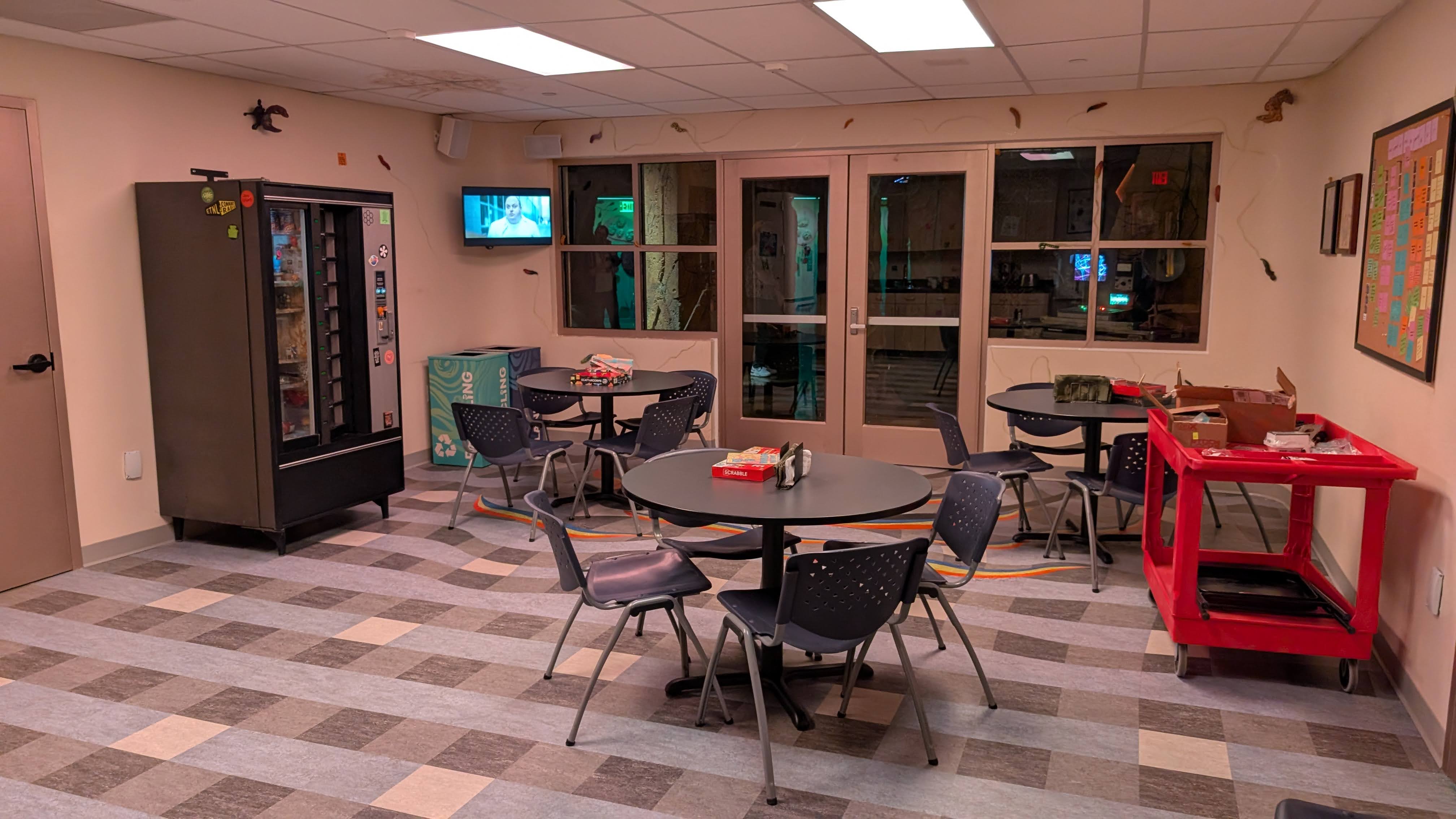 Meow Wolf Houston Radio Tave breakroom Meow Wolf Houston Radio Tave breakroom