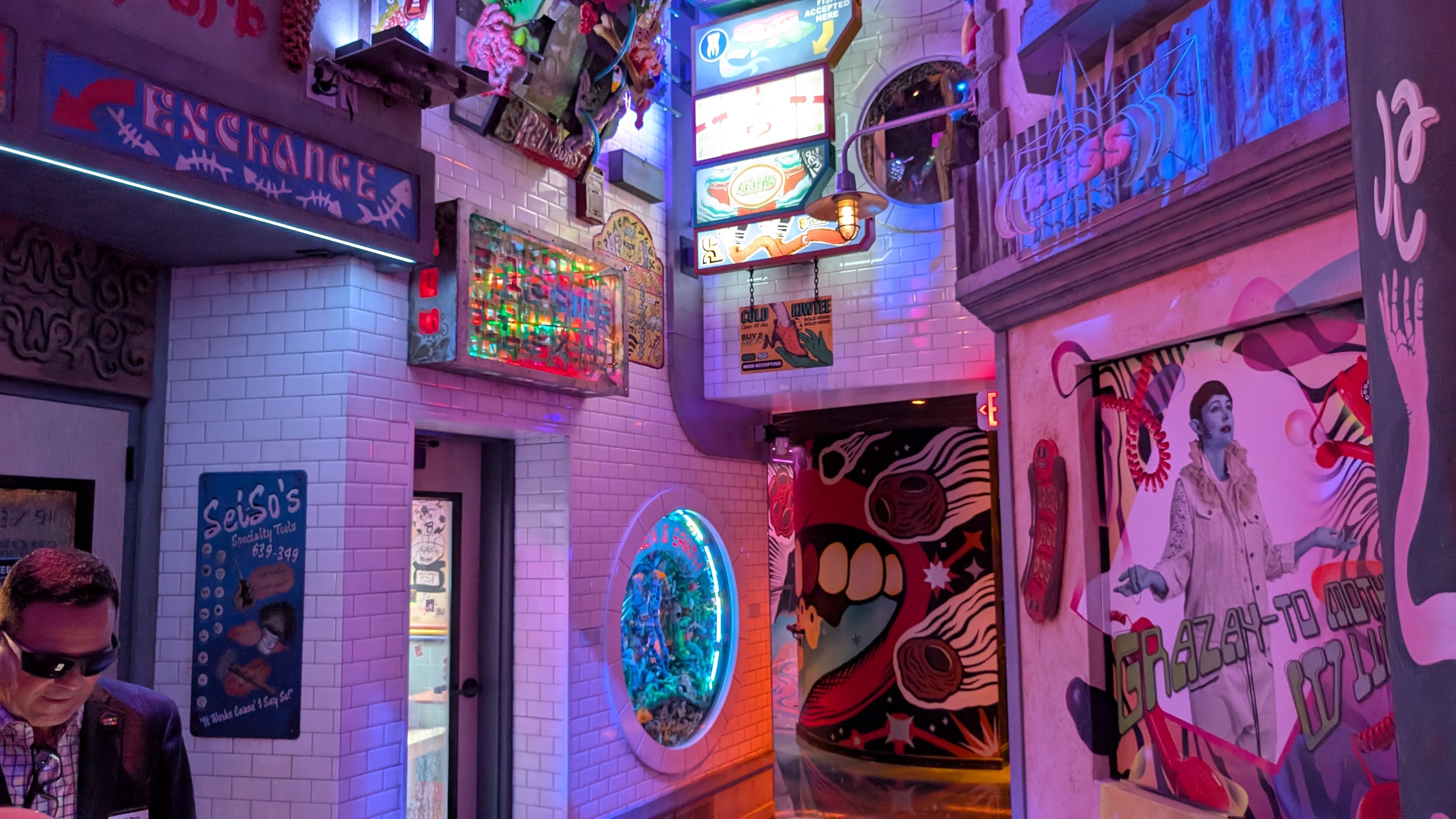 Meow Wolf Houston alley Meow Wolf Houston alley