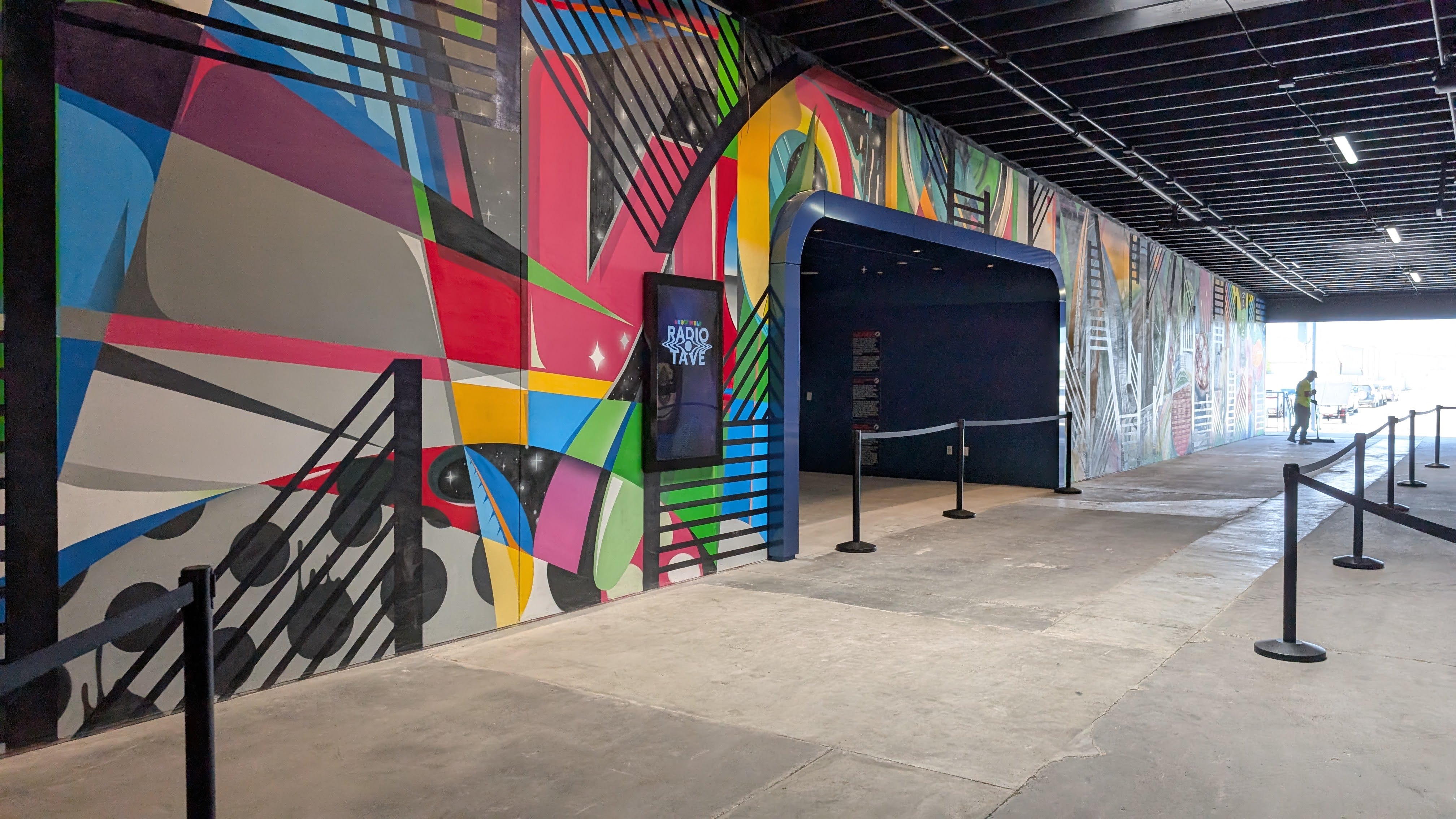 Meow Wolf Houston event entrance Meow Wolf Houston event entrance