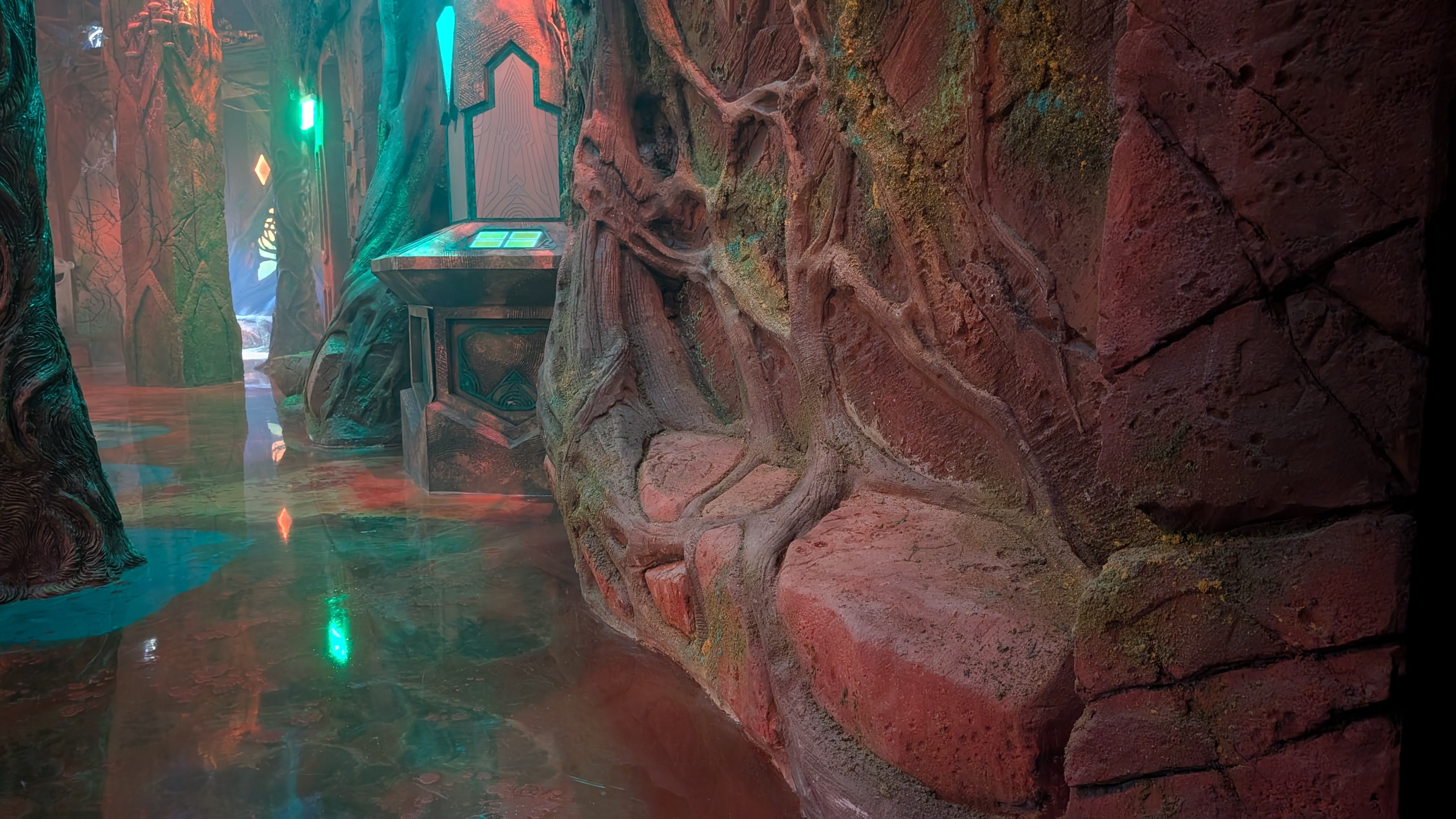 Meow Wolf Houston forest seating Meow Wolf Houston forest seating