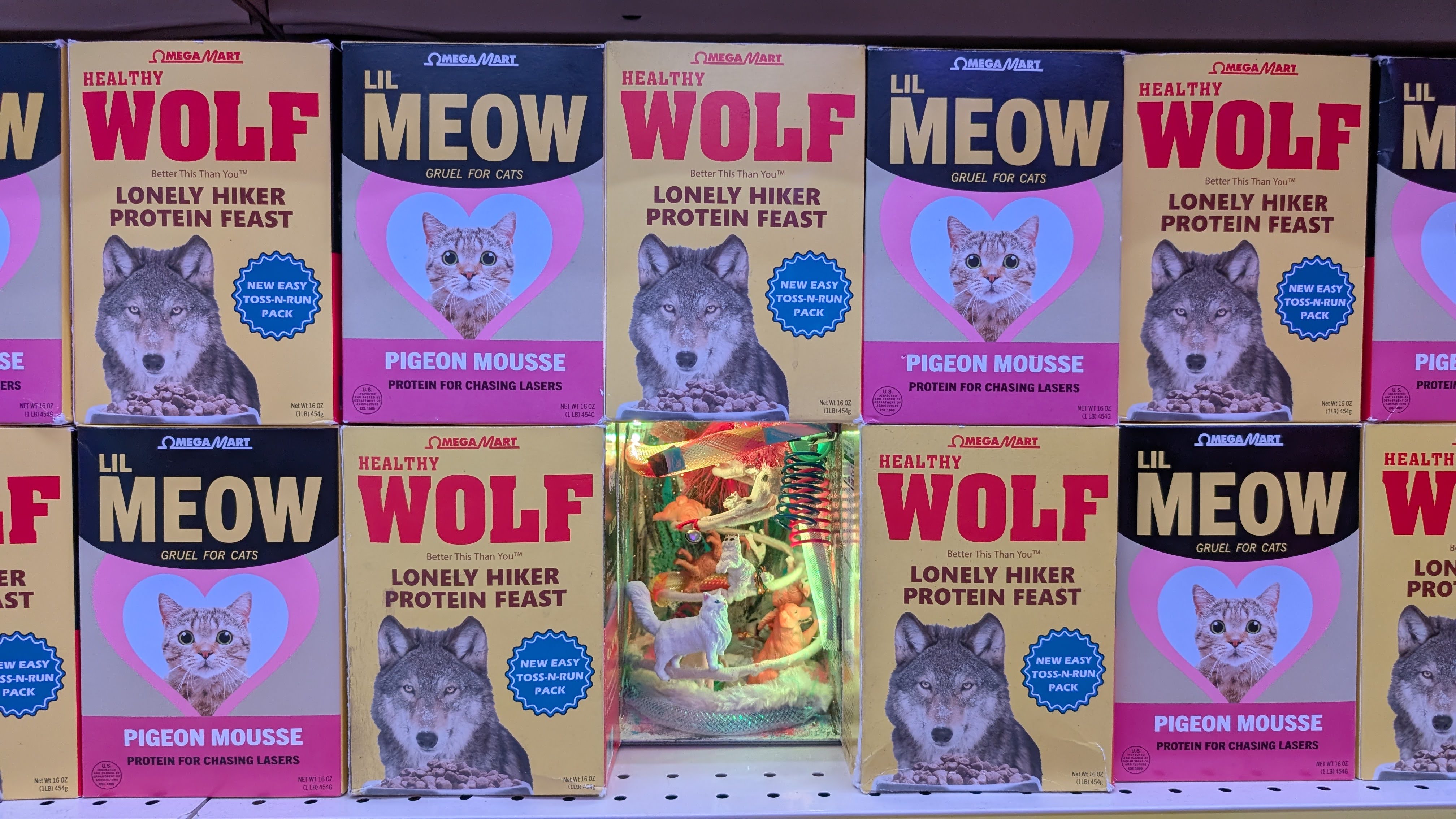 Meow Wolf Las Vegas Omega Mart MW products Meow Wolf Las Vegas Omega Mart MW products