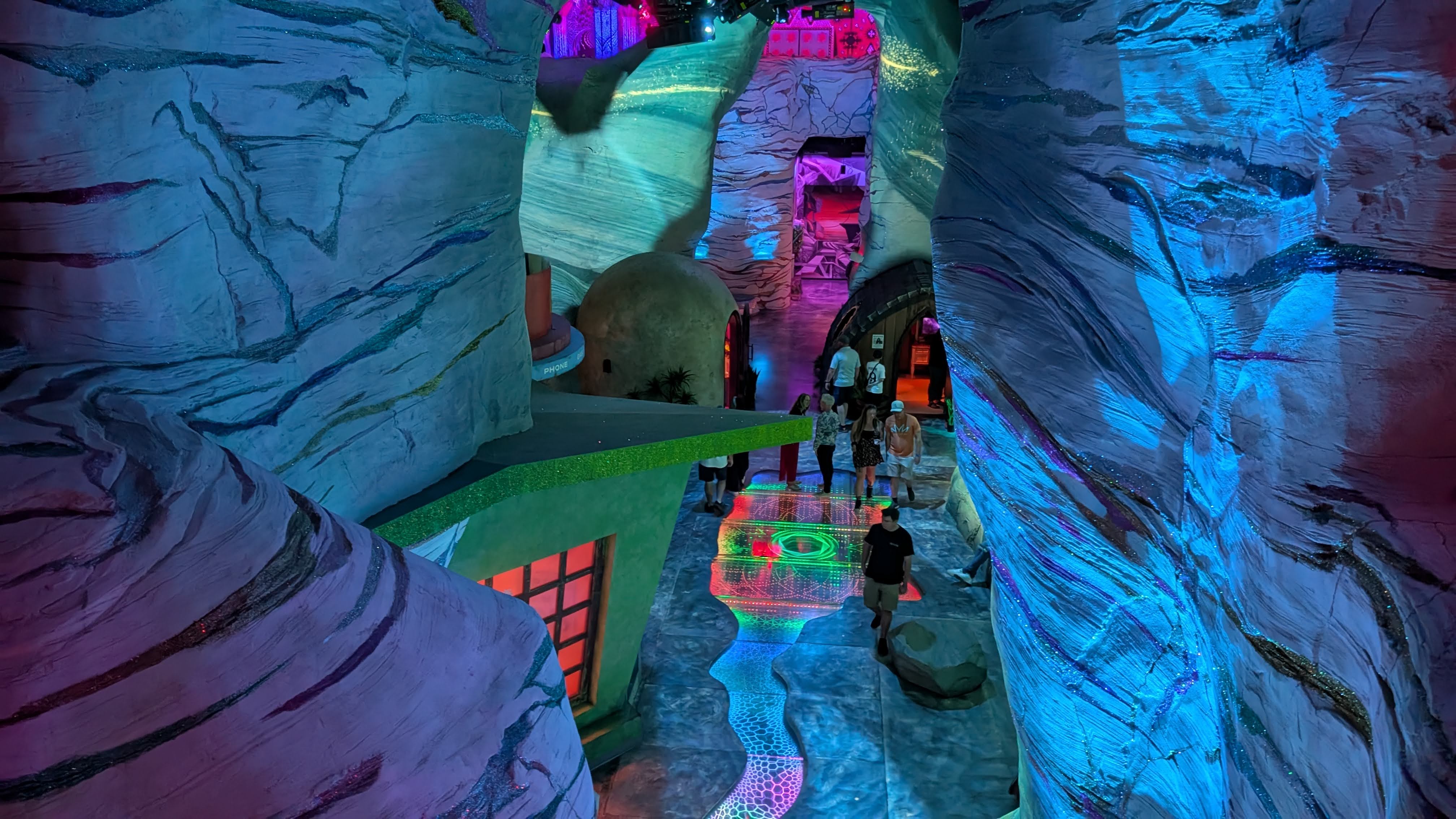 Meow Wolf Las Vegas Omega Mart Seven Monolith Village overlook Meow Wolf Las Vegas Omega Mart Seven Monolith Village overlook