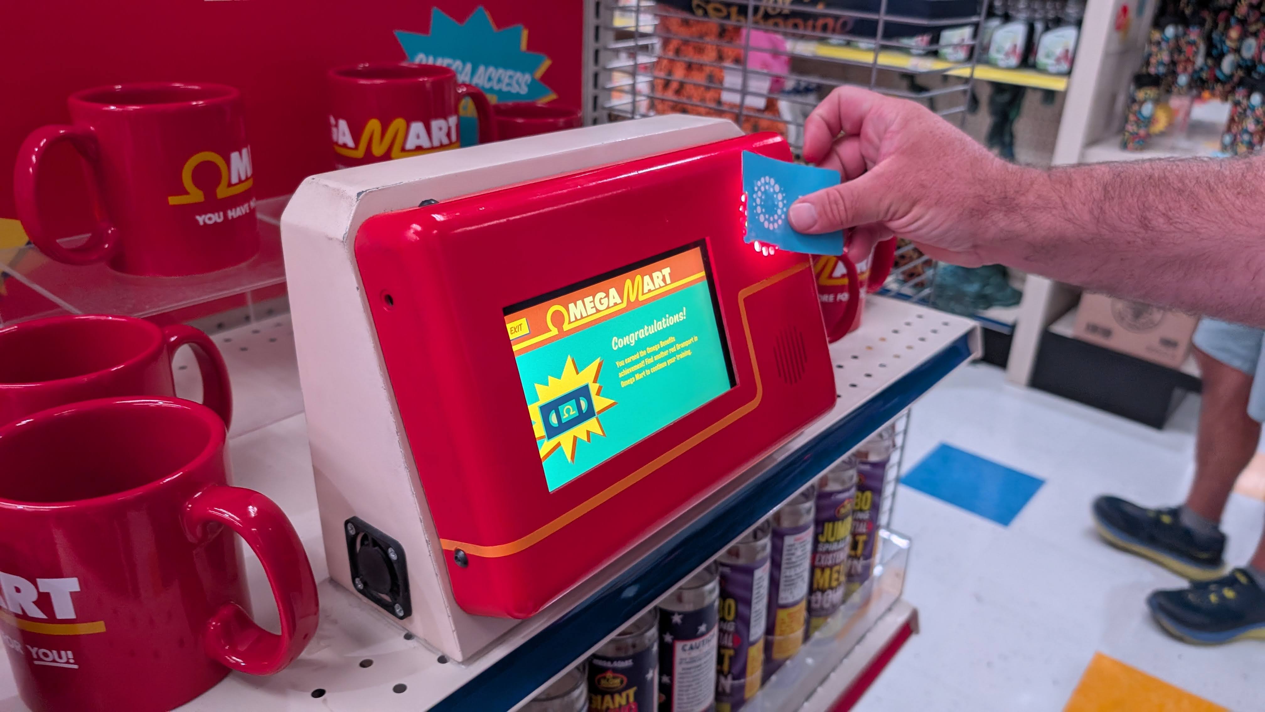 Meow Wolf Las Vegas Omega Mart boop card Meow Wolf Las Vegas Omega Mart boop card