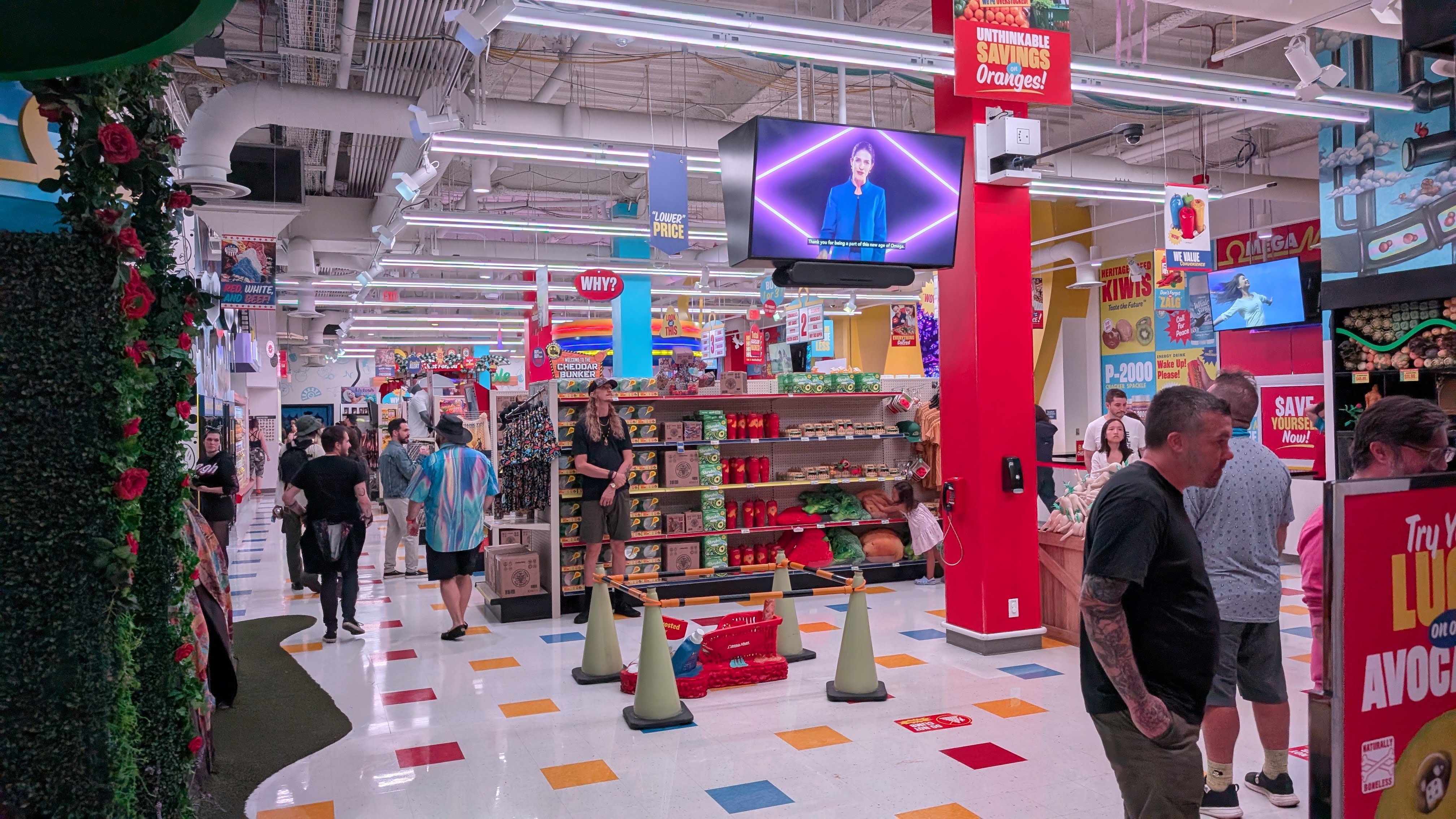 Meow Wolf Las Vegas Omega Mart grocery store Meow Wolf Las Vegas Omega Mart grocery store