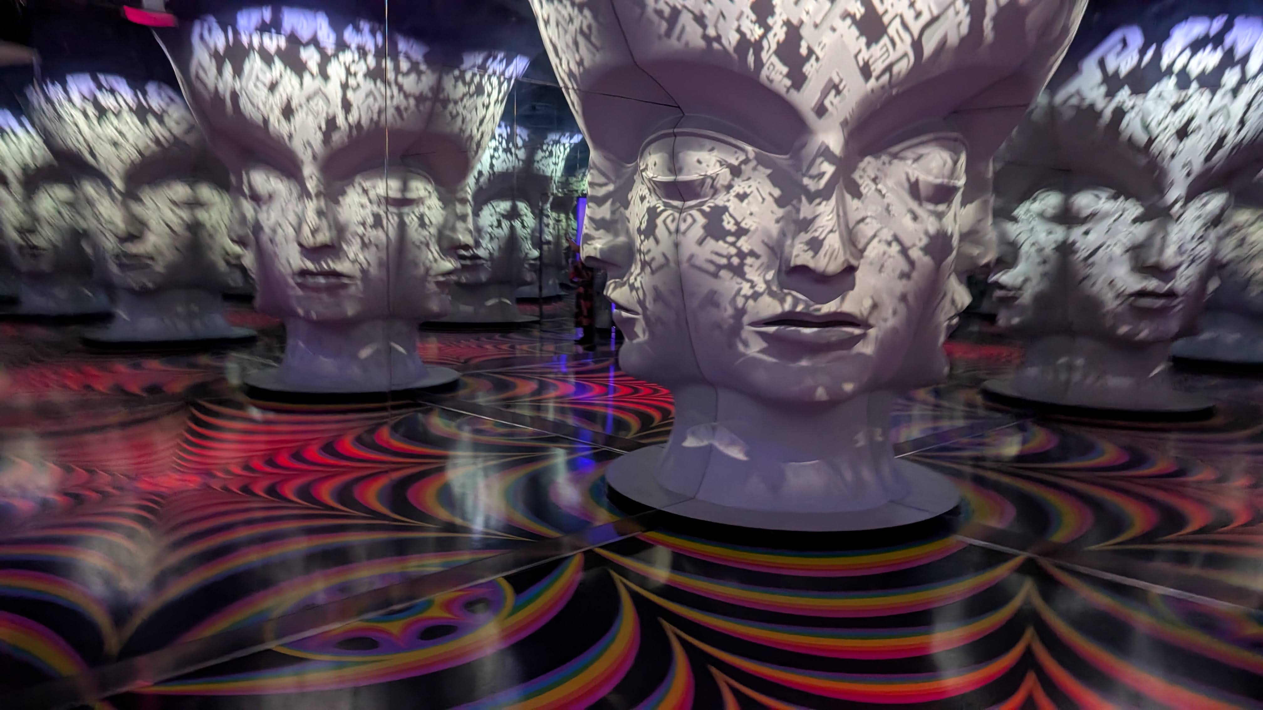 Meow Wolf Las Vegas Omega Mart optical illusion room Meow Wolf Las Vegas Omega Mart optical illusion room