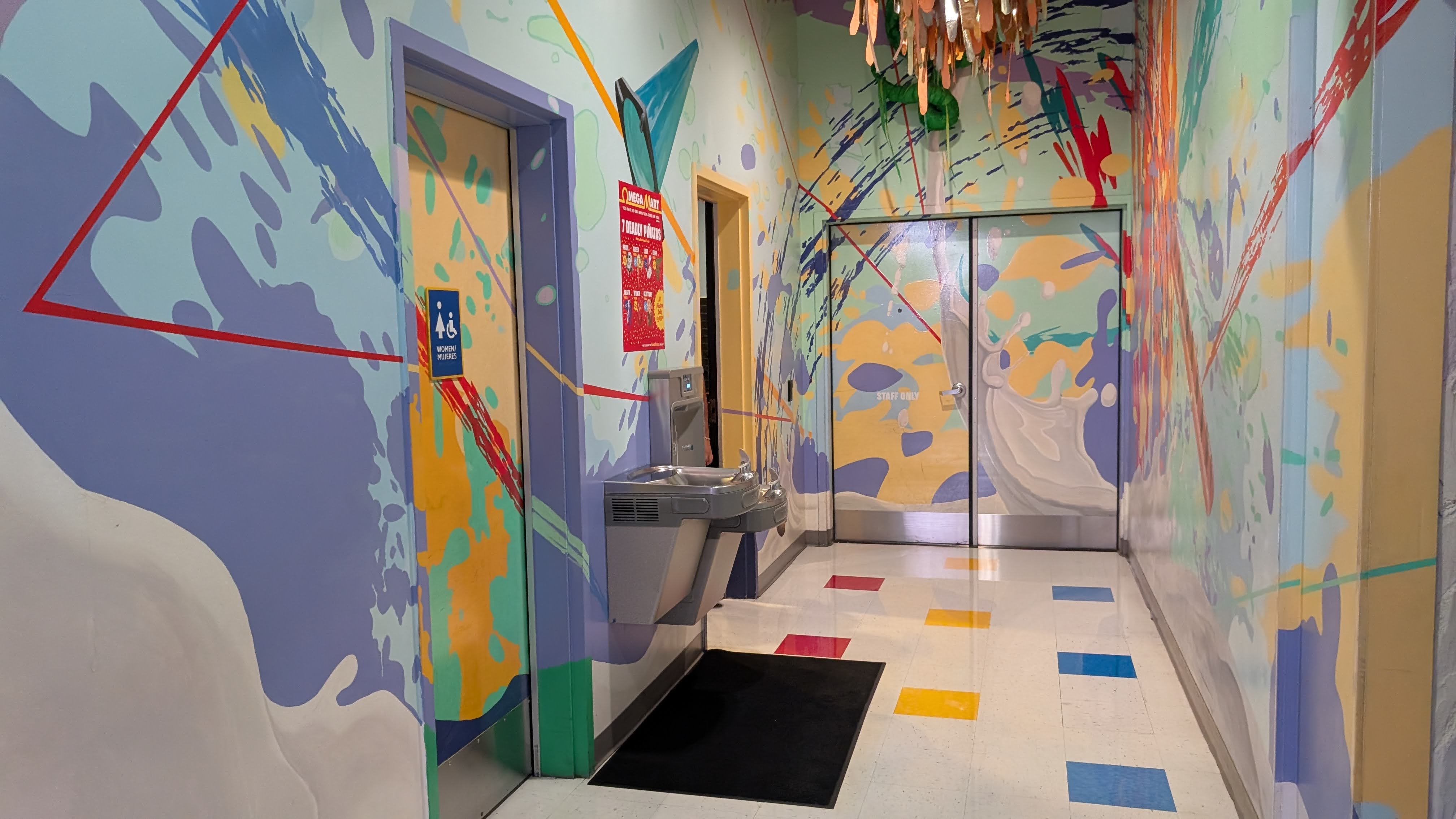 Meow Wolf Las Vegas Omega Mart restrooms Meow Wolf Las Vegas Omega Mart restrooms