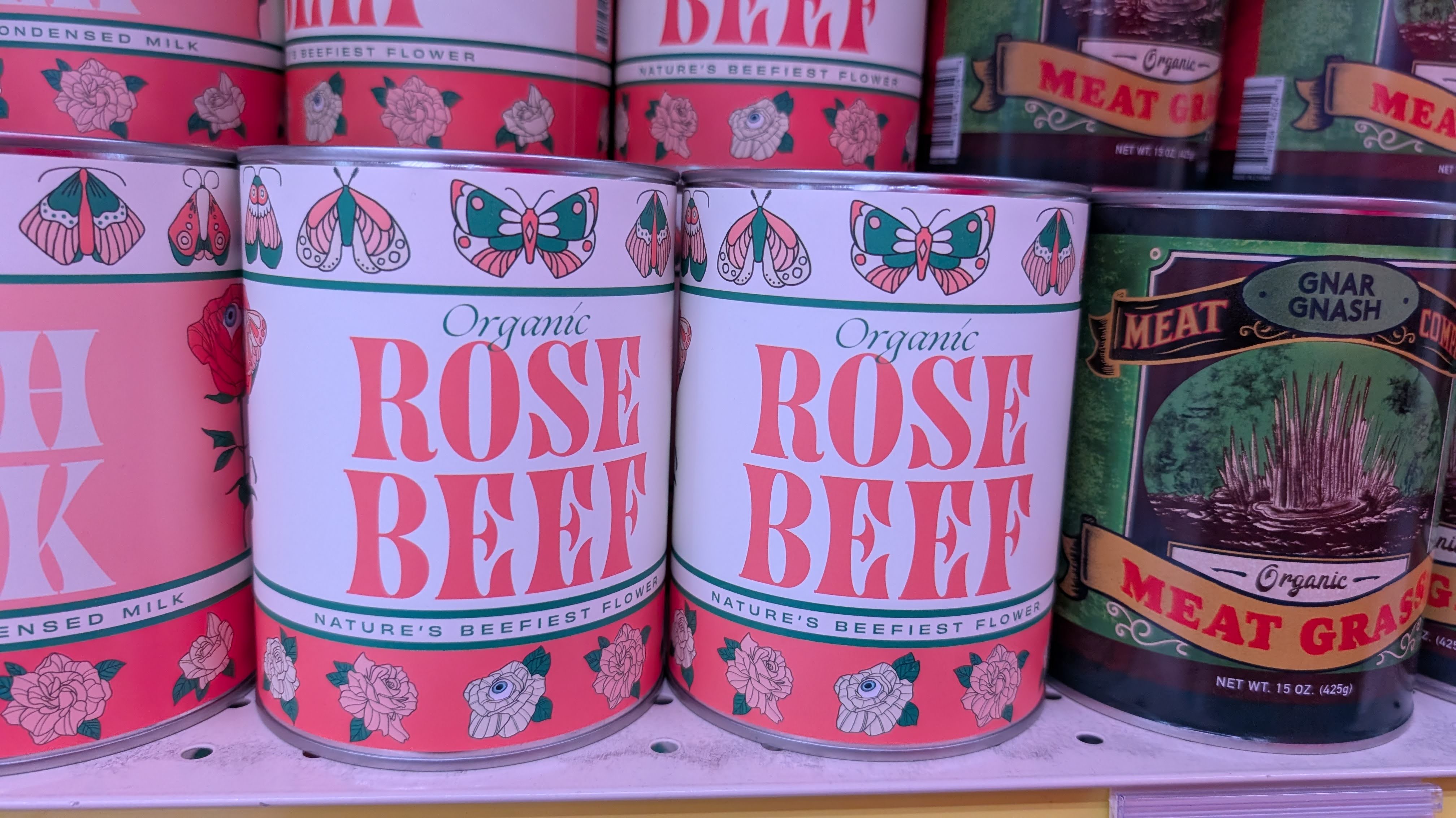 Meow Wolf Las Vegas Omega Mart rose beef Meow Wolf Las Vegas Omega Mart rose beef