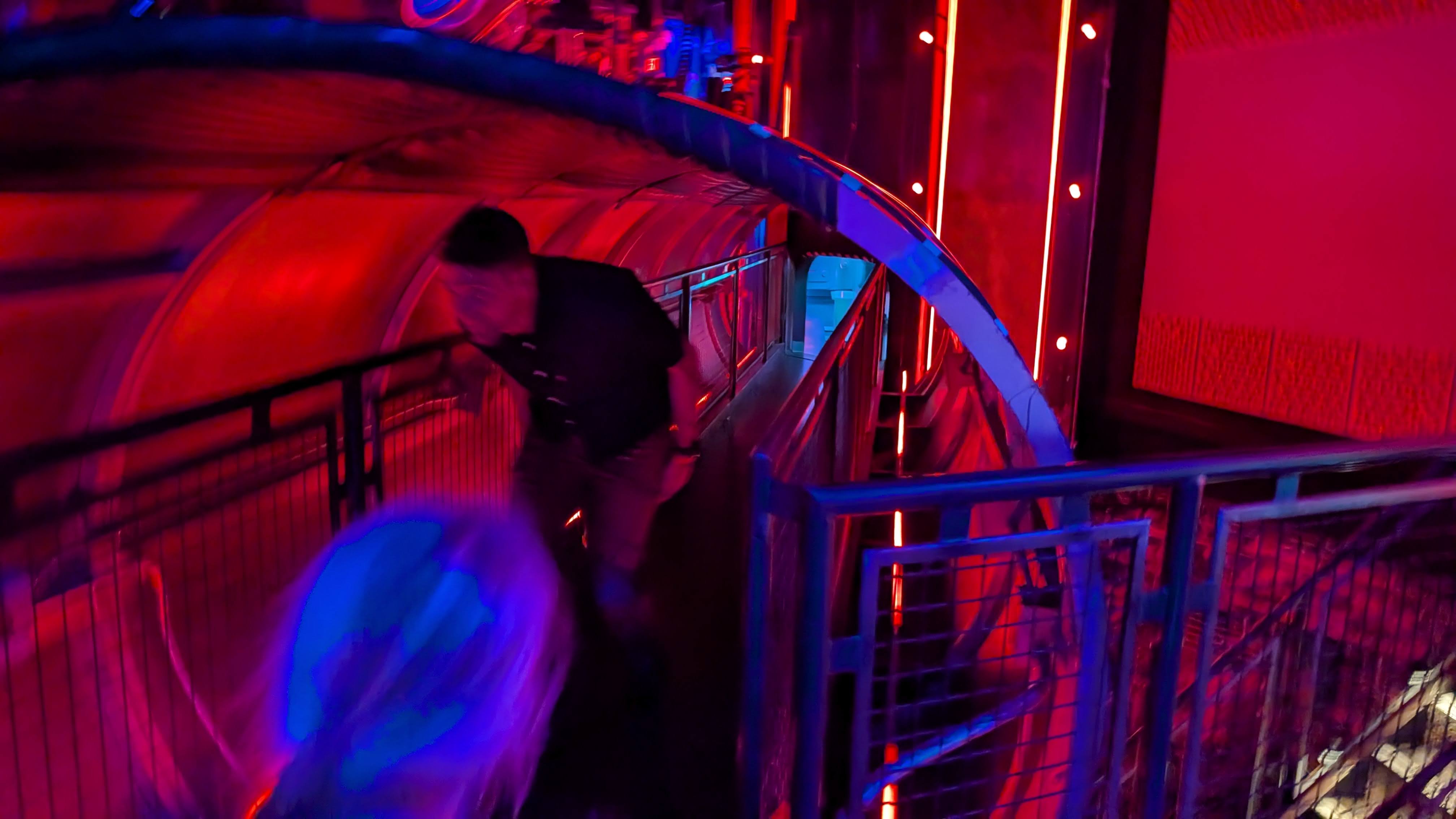Meow Wolf Las Vegas Omega Mart upstairs factory tunnel Meow Wolf Las Vegas Omega Mart upstairs factory tunnel