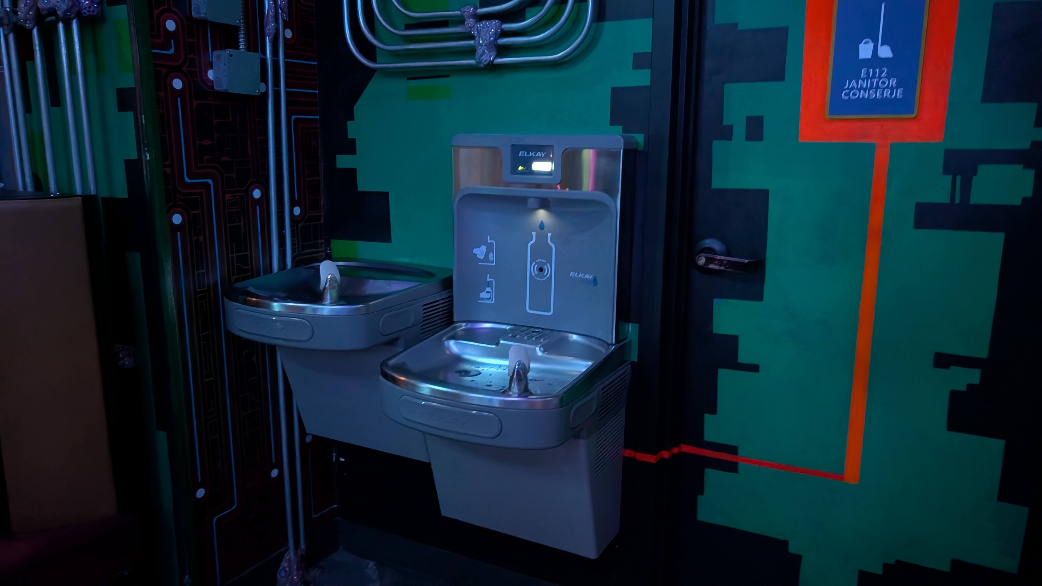 Meow Wolf Las Vegas Omega Mart water fountain Meow Wolf Las Vegas Omega Mart water fountain
