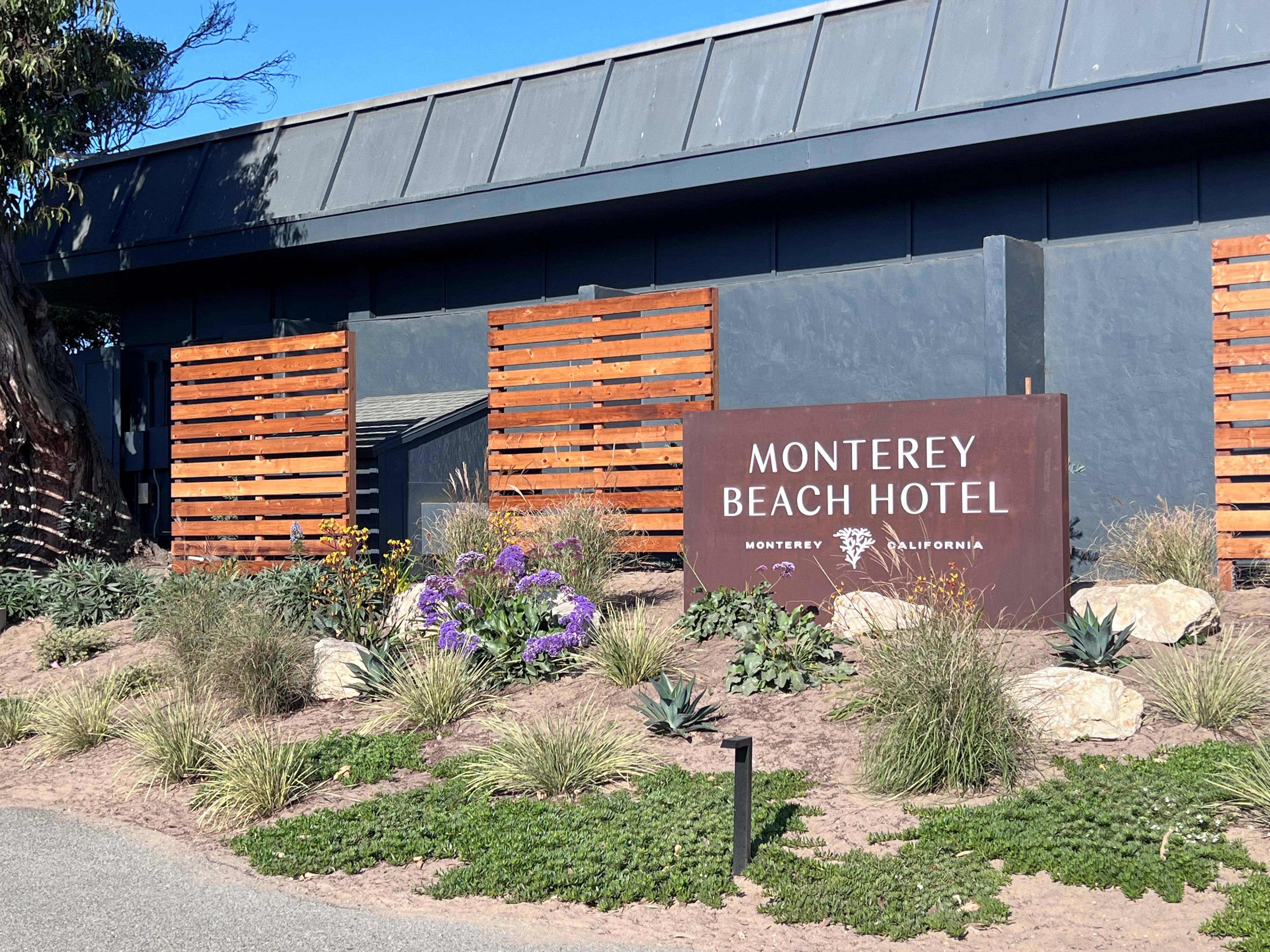 Monterey Beach Hotel sign Monterey Beach Hotel sign