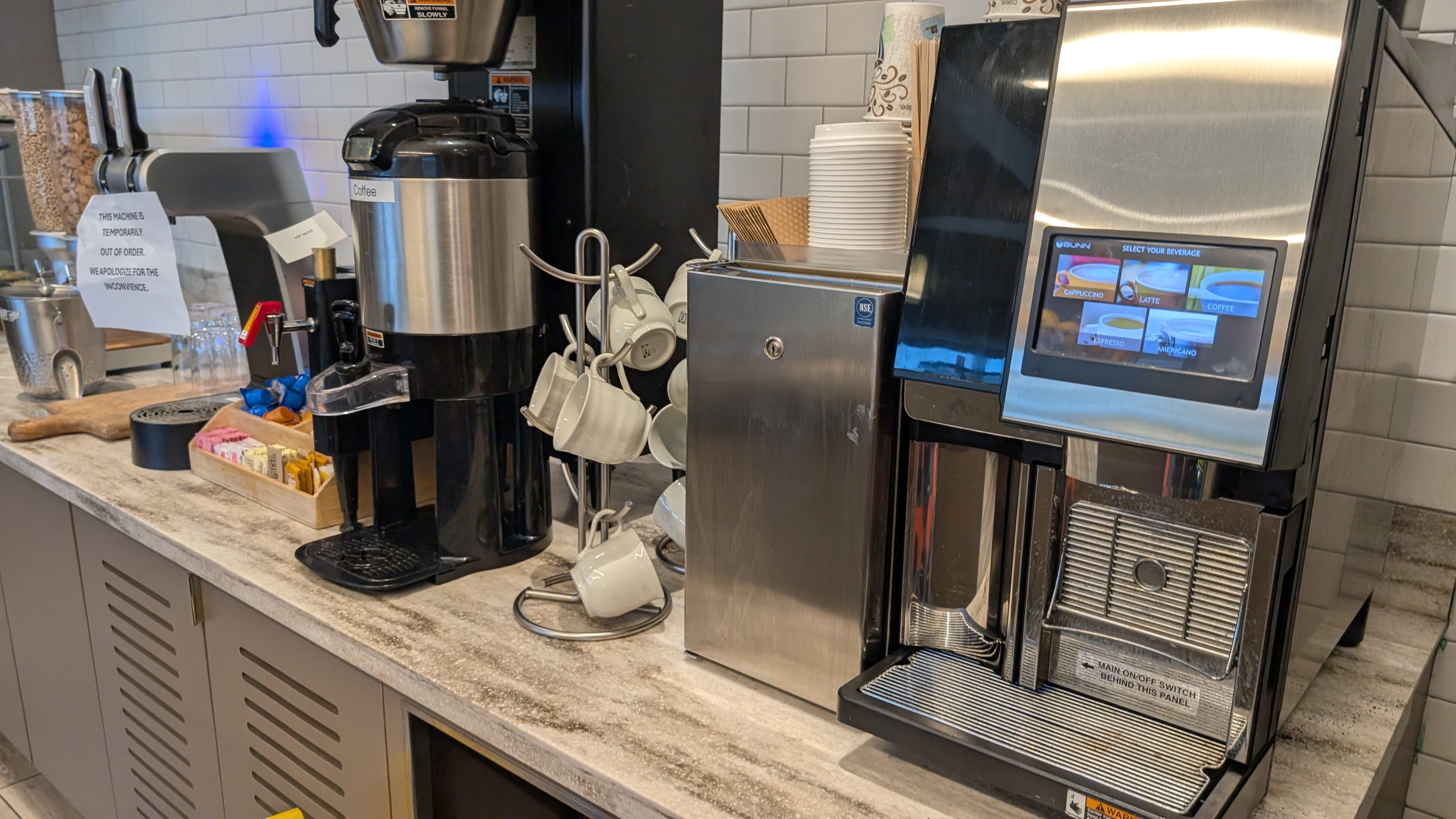 ONT Terminal 2 Aspire Lounge food and drink coffee and other drinks ONT Terminal 2 Aspire Lounge food and drink coffee and other drinks