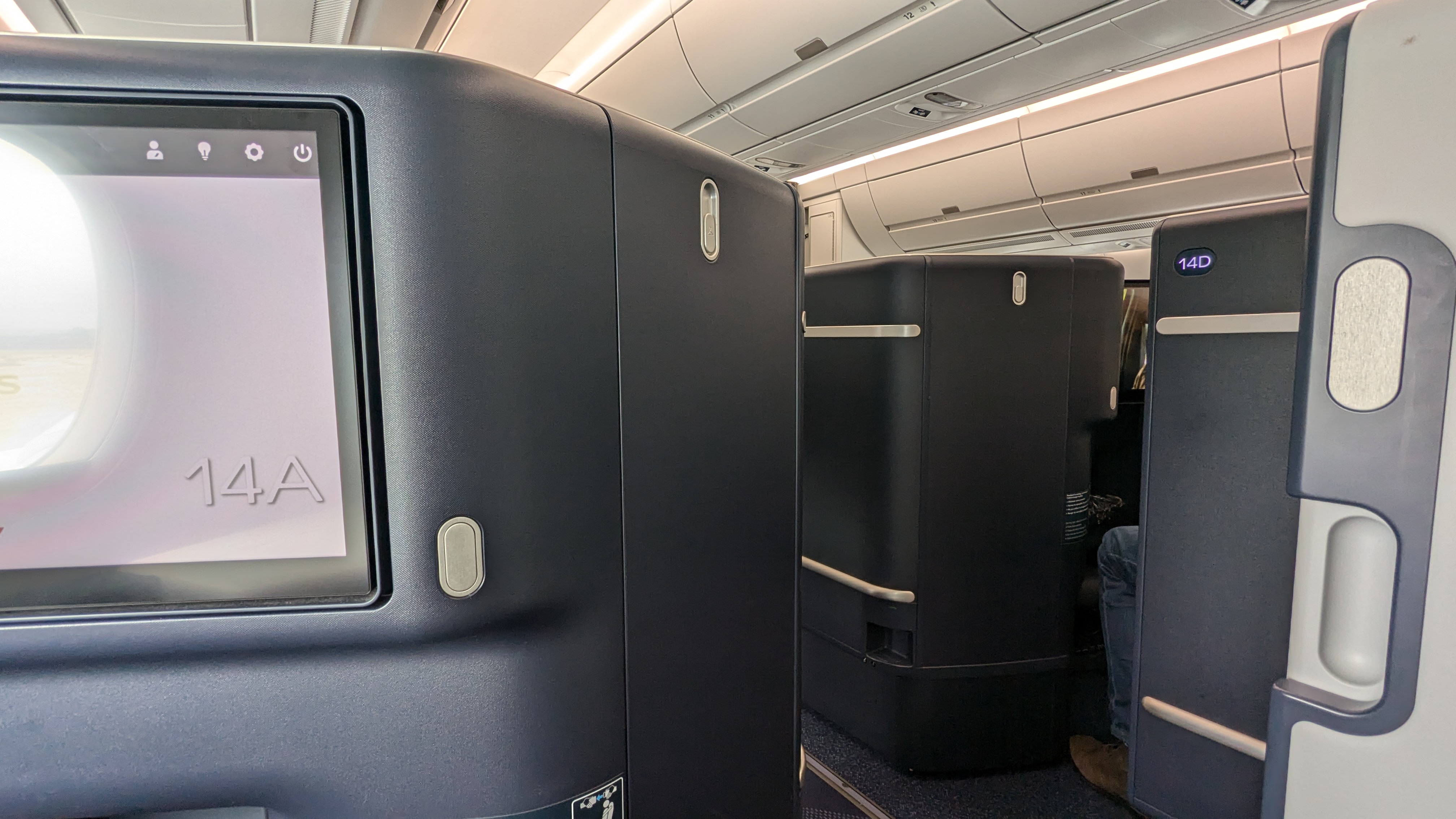 Air France A350 new business class seat 14A Air France A350 new business class seat 14A
