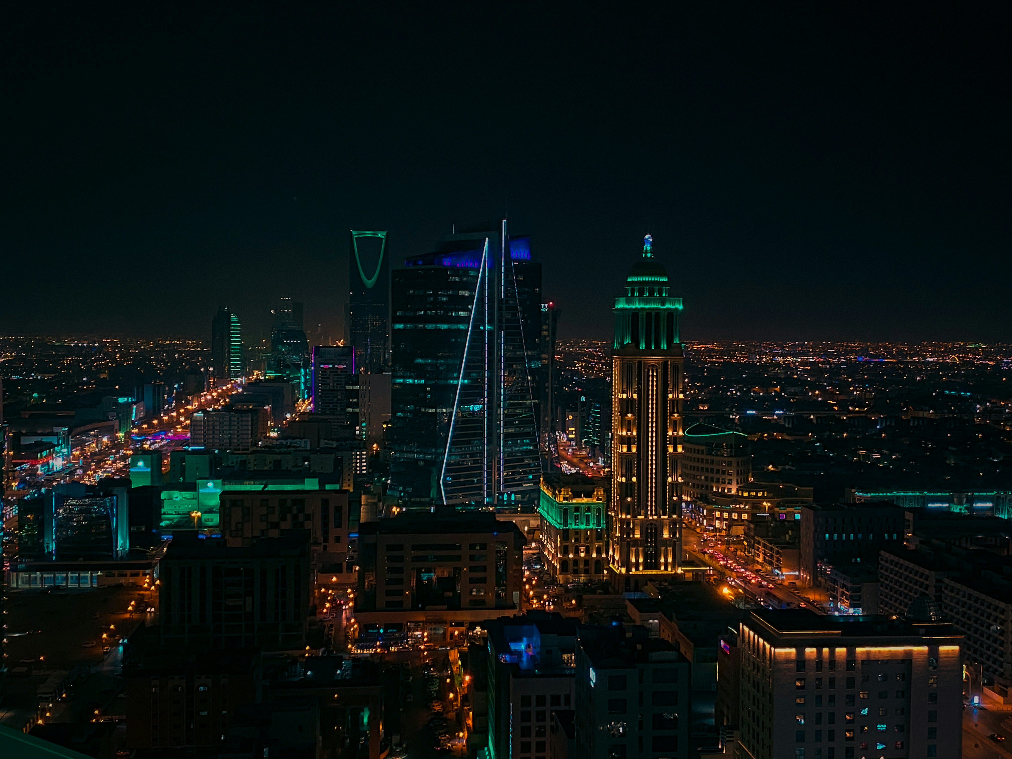 Riyadh Skyline night Riyadh Skyline night