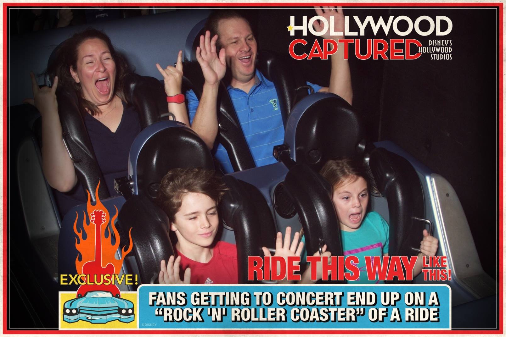 Rock N Roller Coaster photo pass Rock N Roller Coaster photo pass