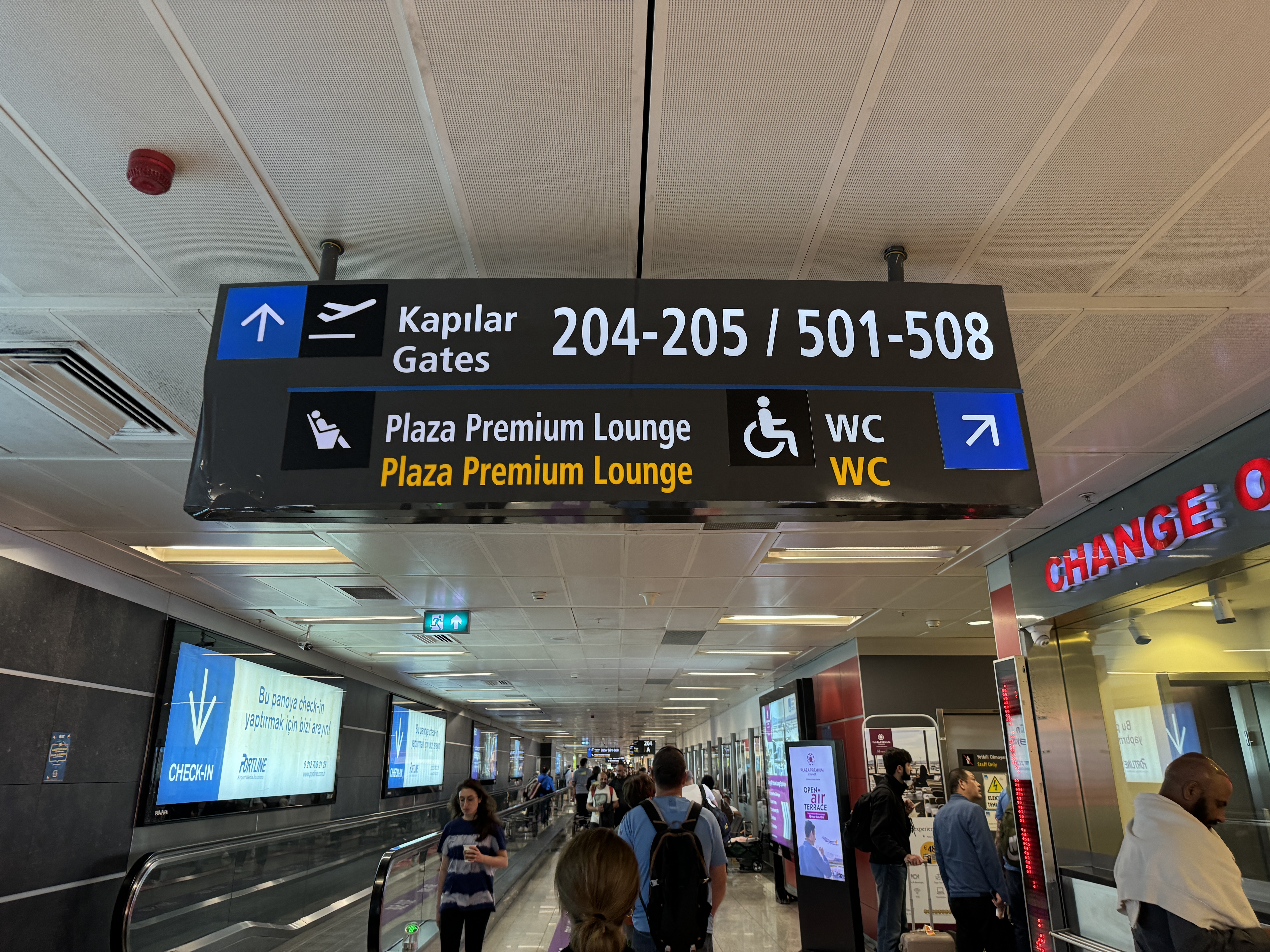 SAW lounge signage Plaza Premium