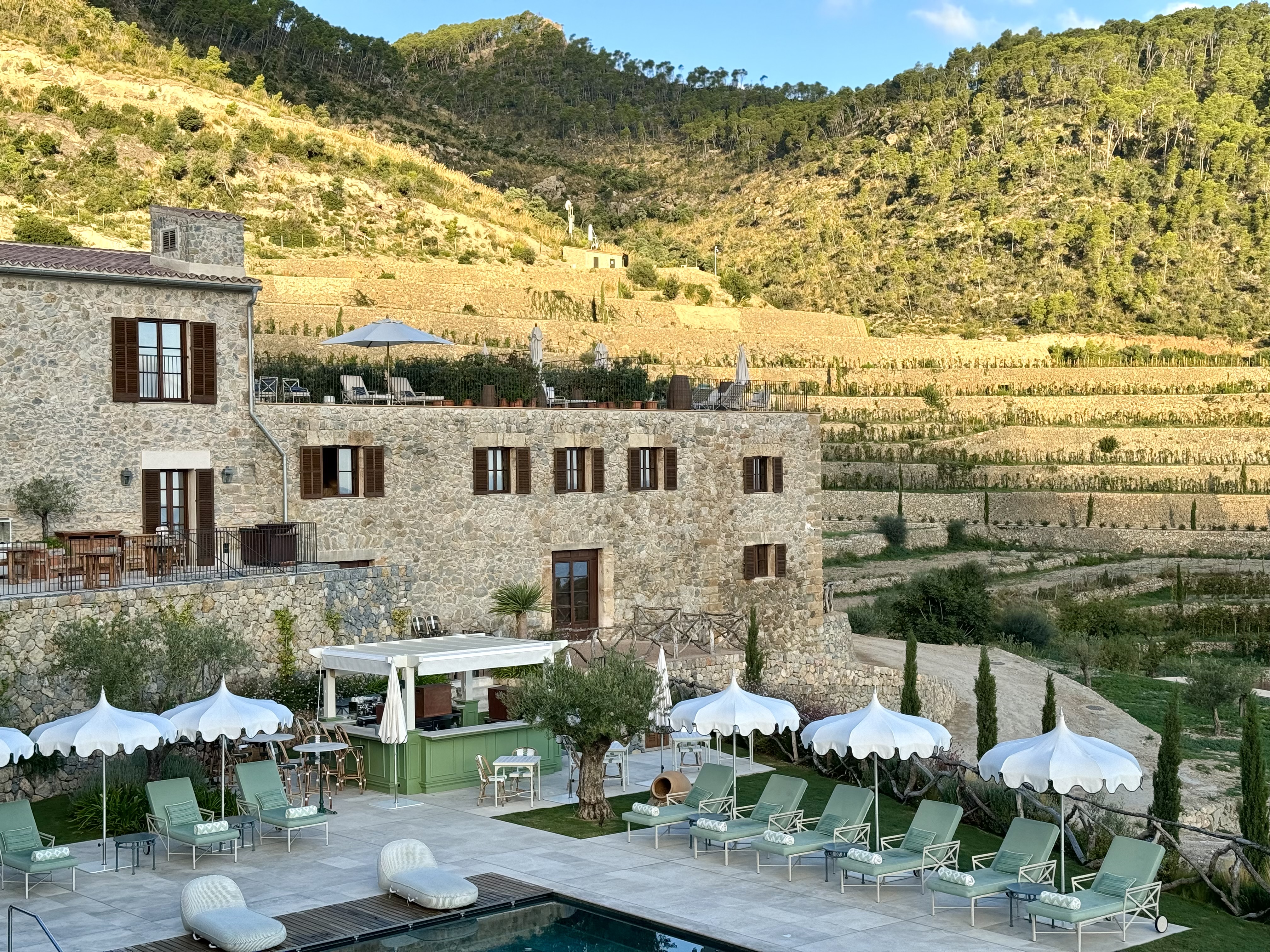 Son Bunyola Mallorca Spain finca at sunrise