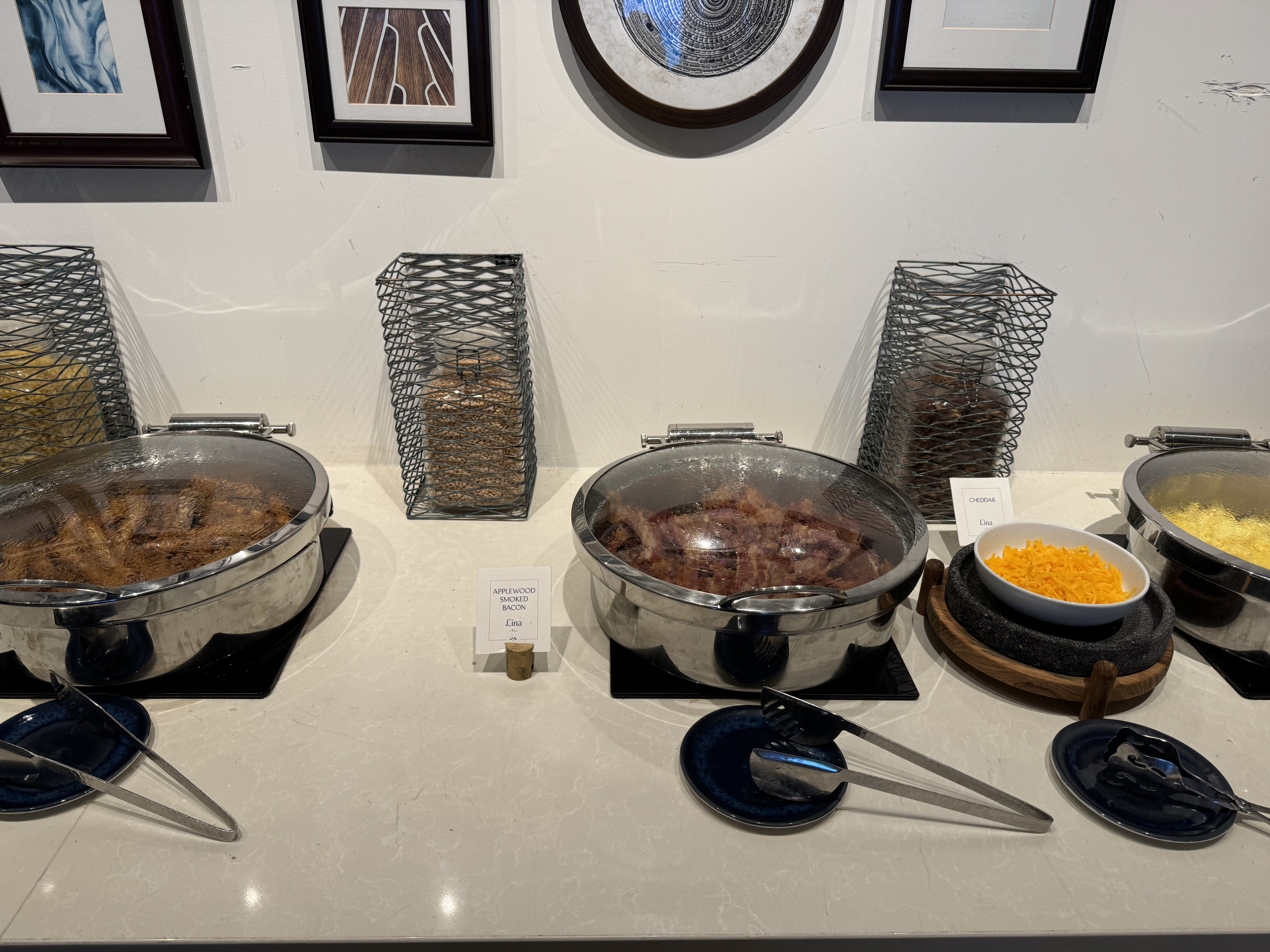 St Regis Bermuda Lina Restaurant breakfast hot dishes