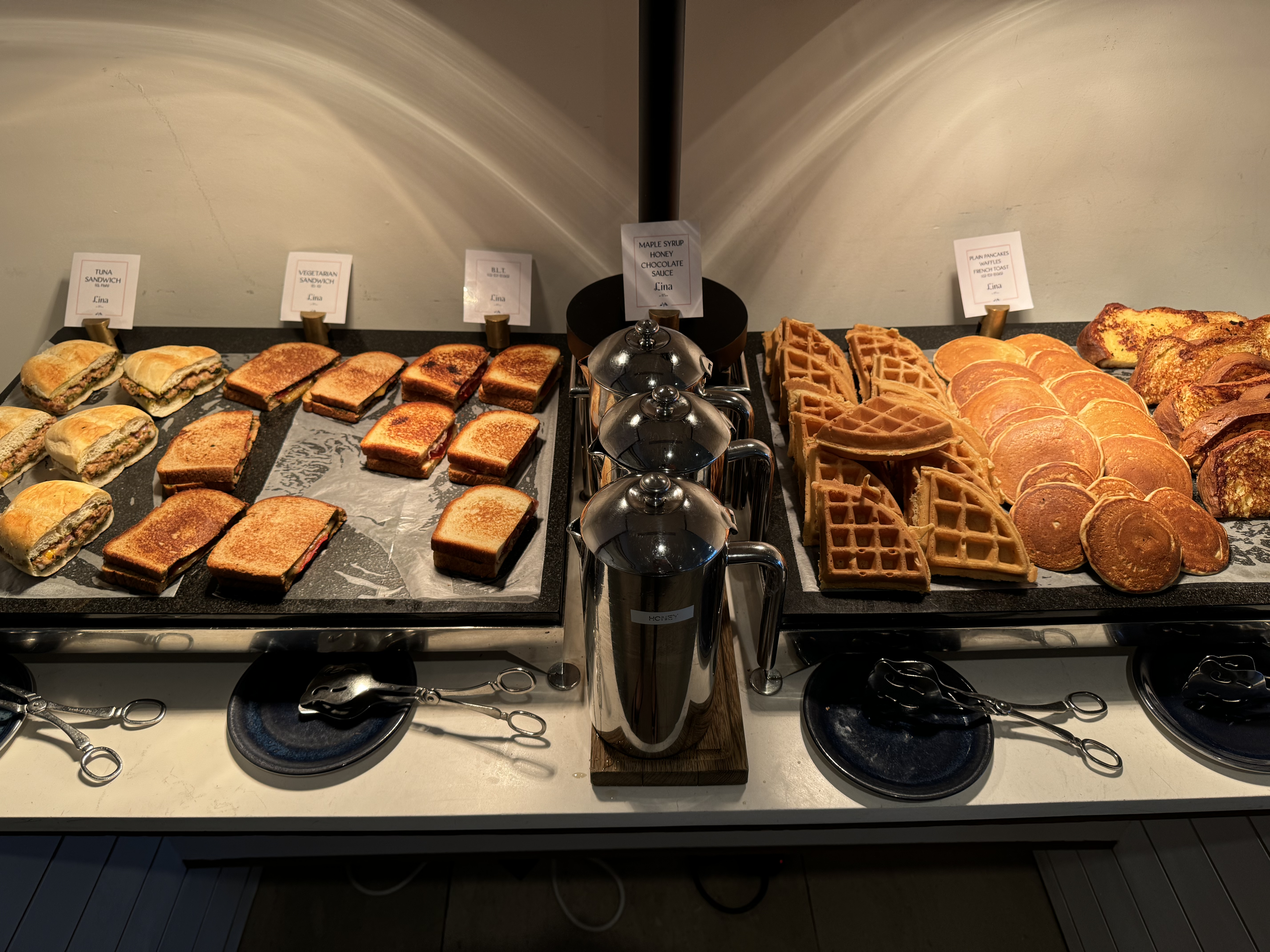St Regis Bermuda Lina Restaurant breakfast pancakes waffles