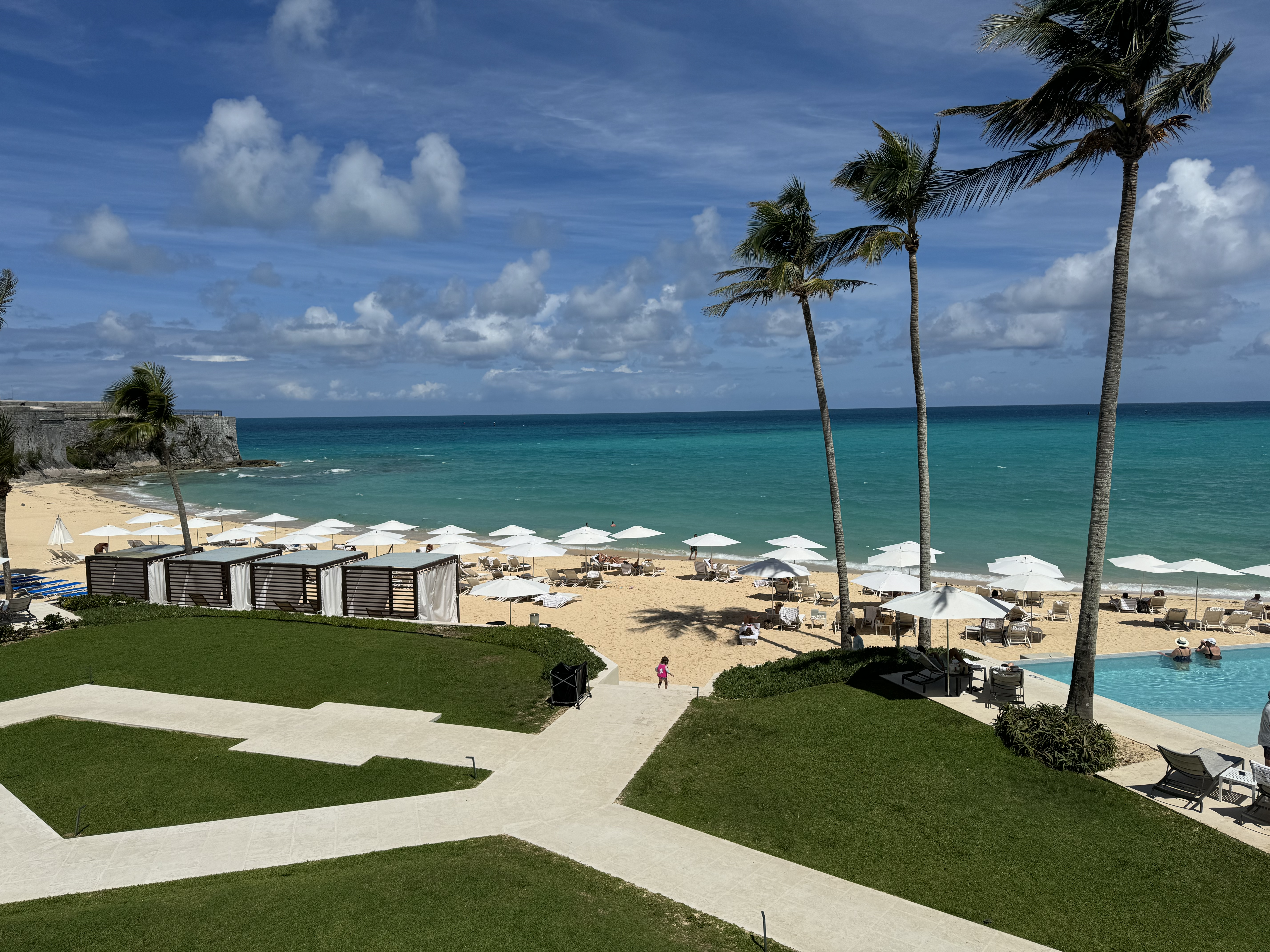 St Regis Bermuda view to beach