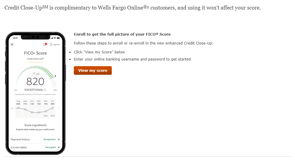 Wells Fargo Credit Close Up Wells Fargo Credit Close Up