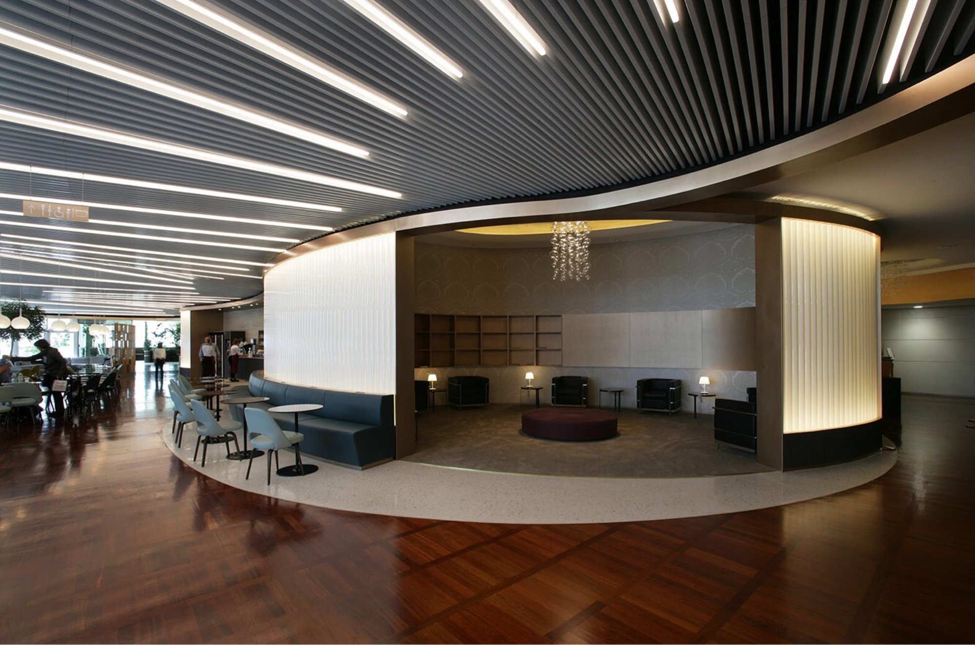 A view of the Marco Polo lounge at Venice (VCE) airport A view of the Marco Polo lounge at Venice (VCE) airport