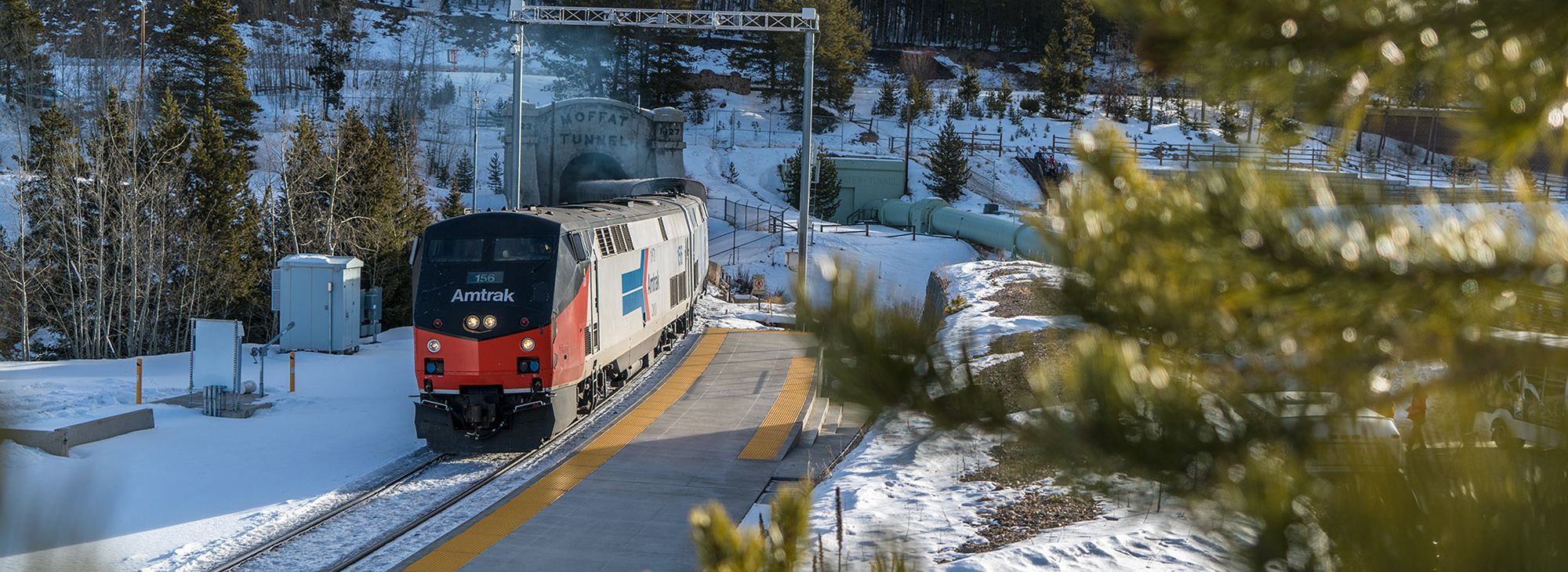 Winter Park Express Train and Moffat Tunnel Winter Park Express Train and Moffat Tunnel