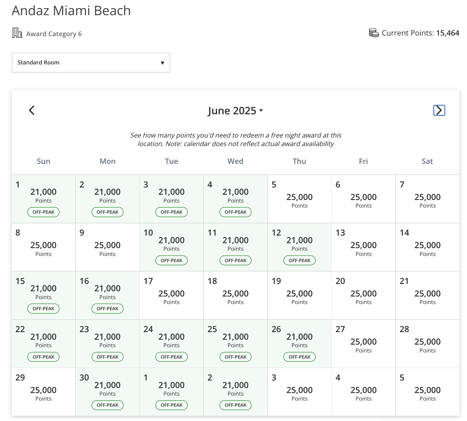 Andaz Miami Beach points rates Andaz Miami Beach points rates