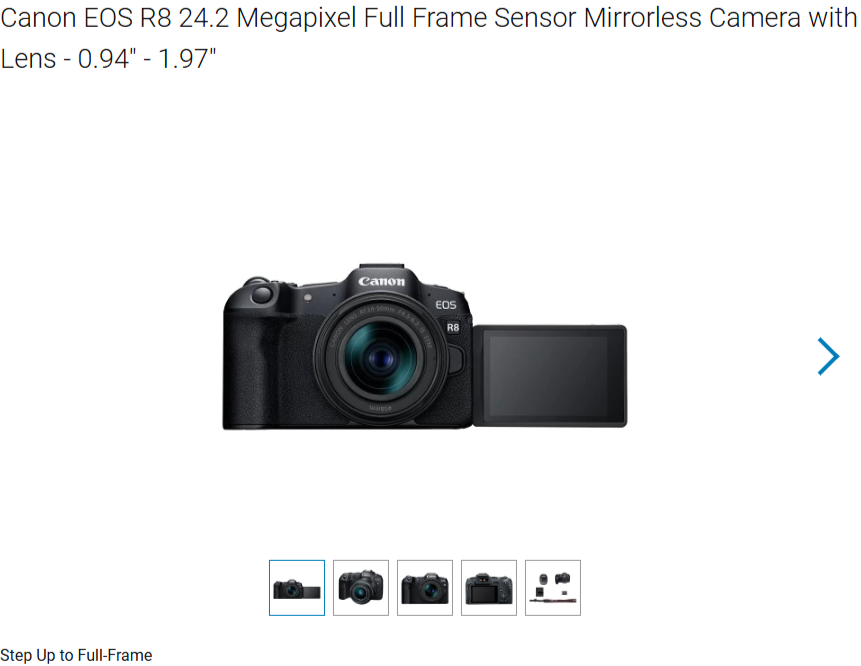 Canon mirrorless camera on Dell Canon mirrorless camera on Dell