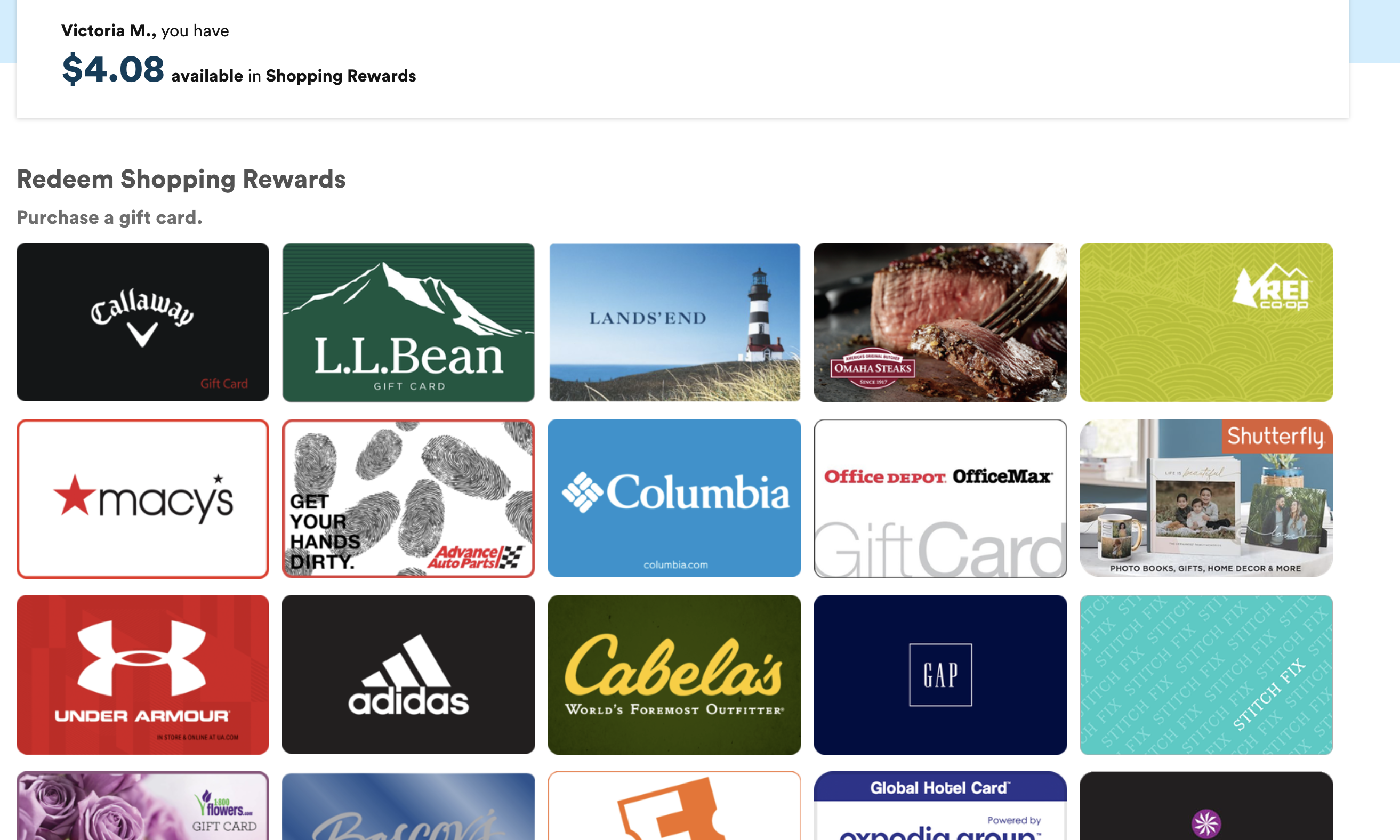 Capital One Shopping Gift Cards Capital One Shopping Gift Cards