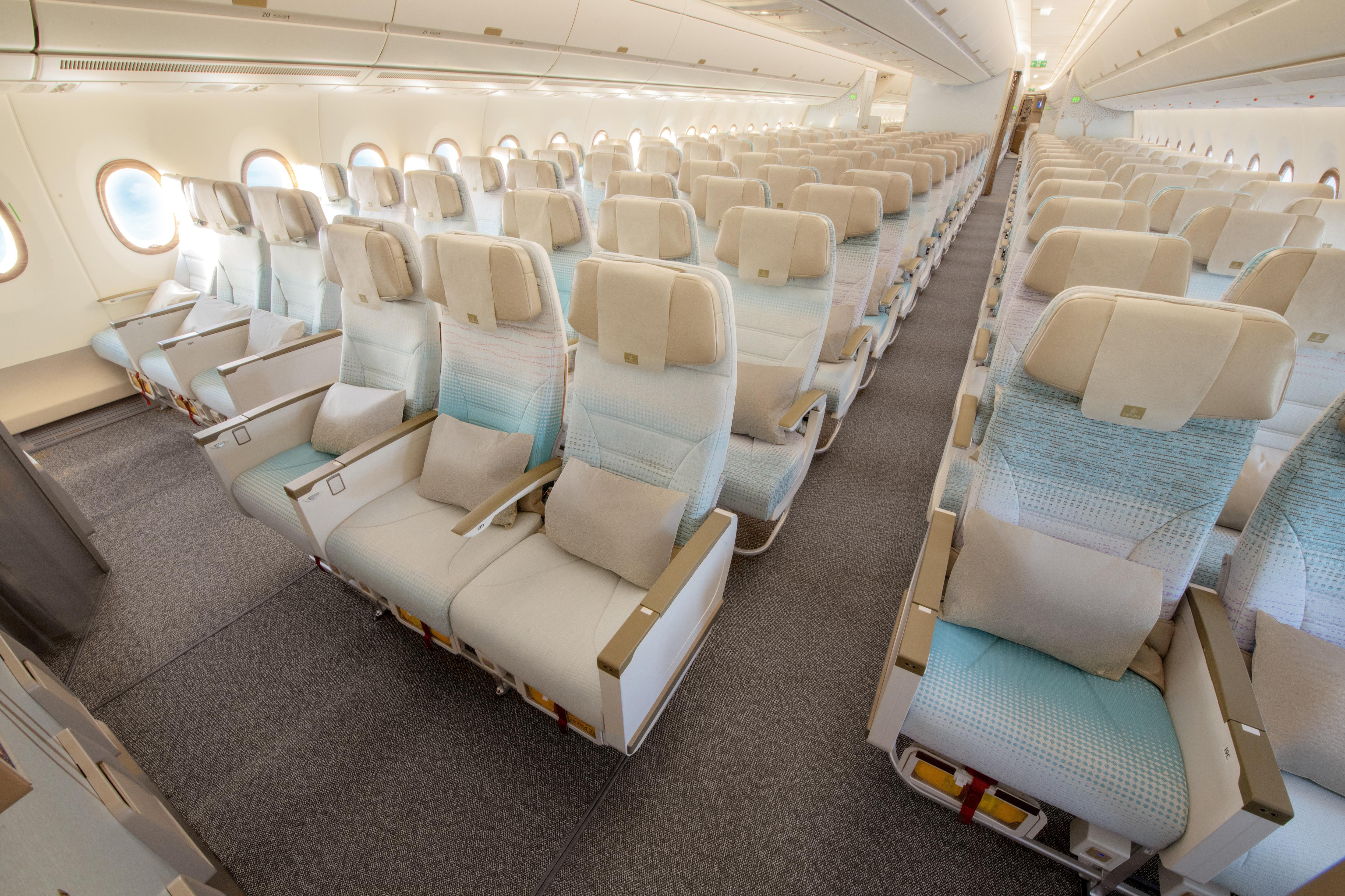 Emirates Airbus A350 economy Emirates Airbus A350 economy