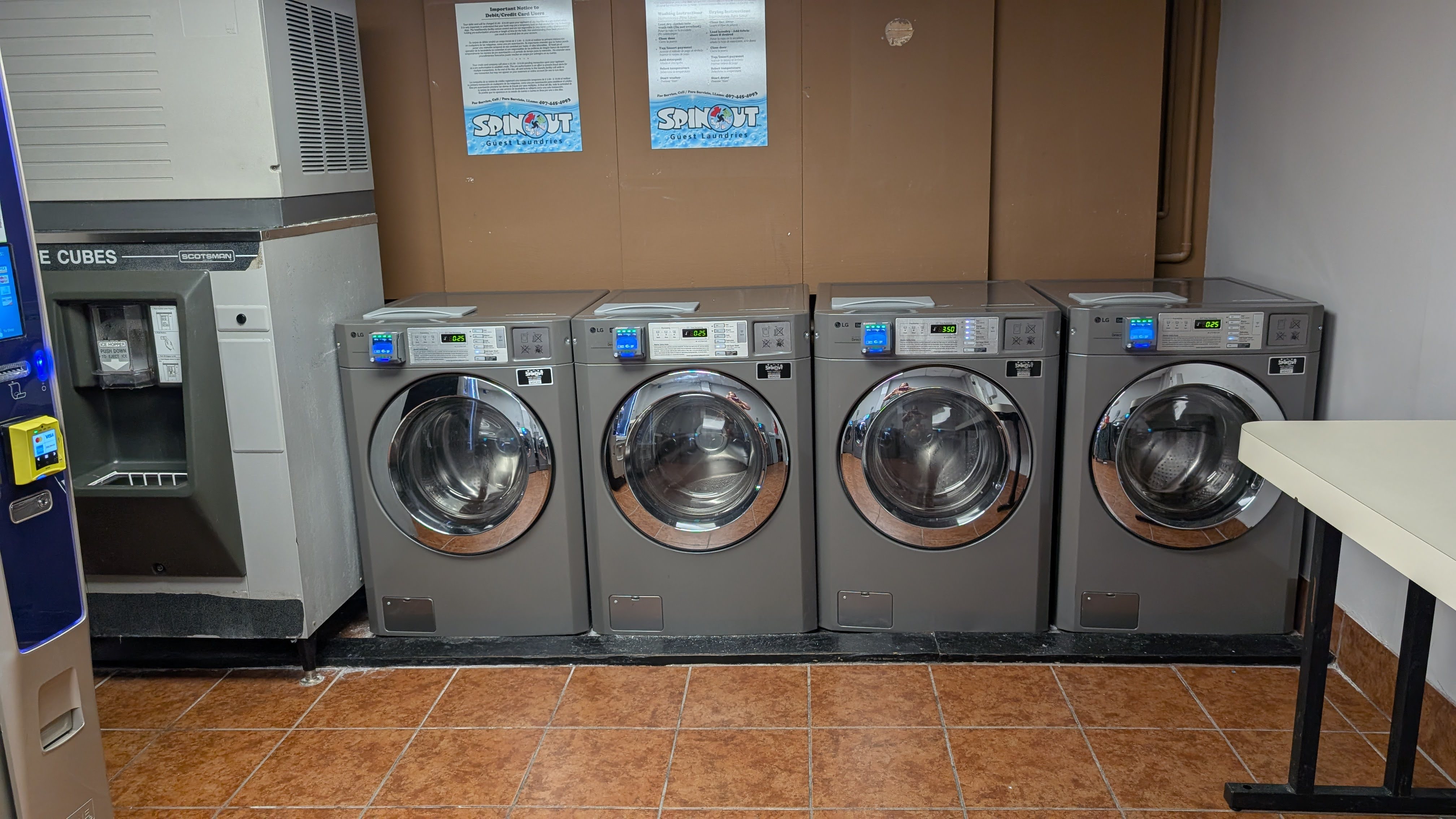Hilton Buena Vista Palace Orlando amenities laundry washers