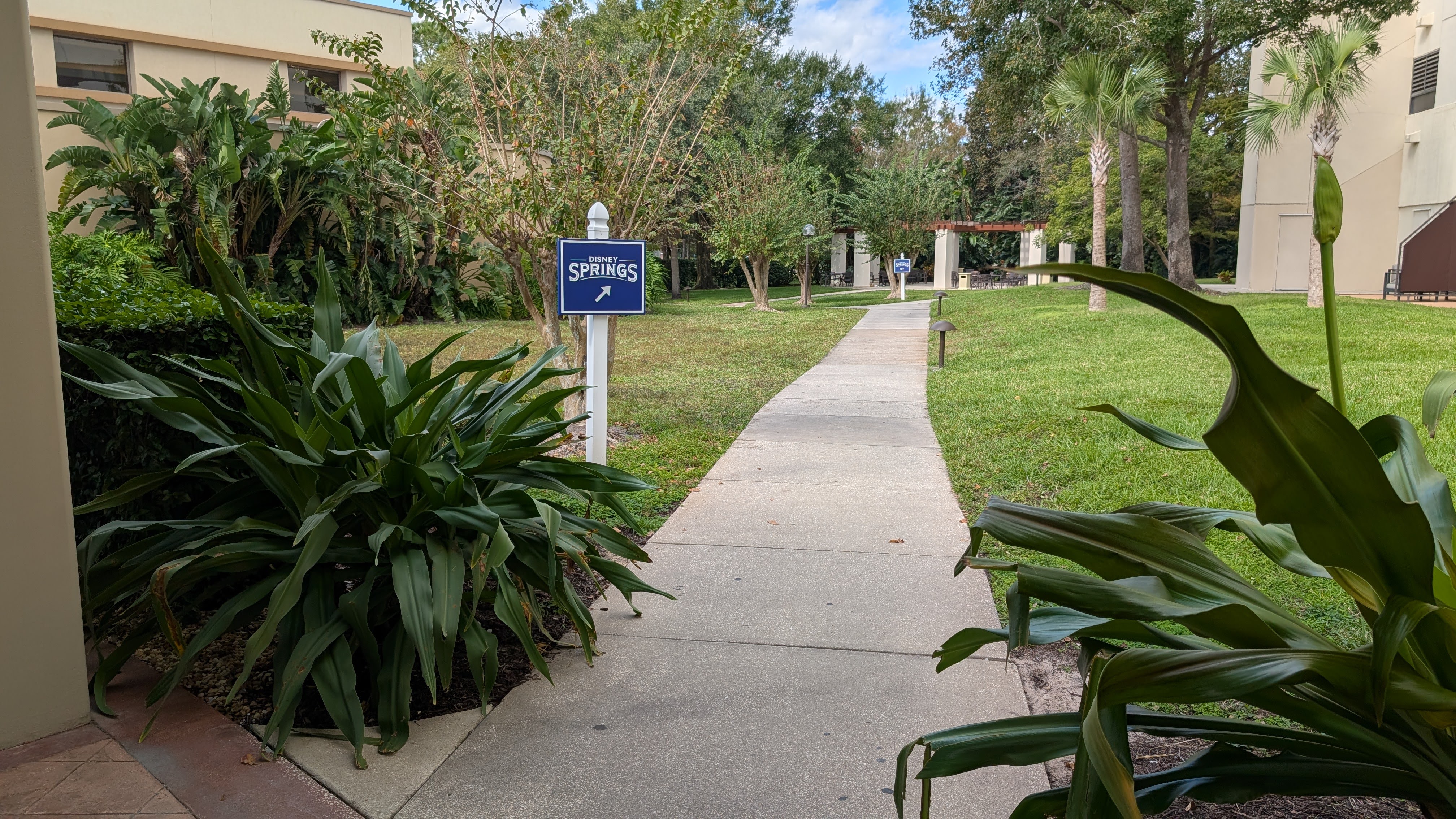 Hilton Orlando Lake Buena Vista amenities Disney Springs walkway Hilton Orlando Lake Buena Vista amenities Disney Springs walkway