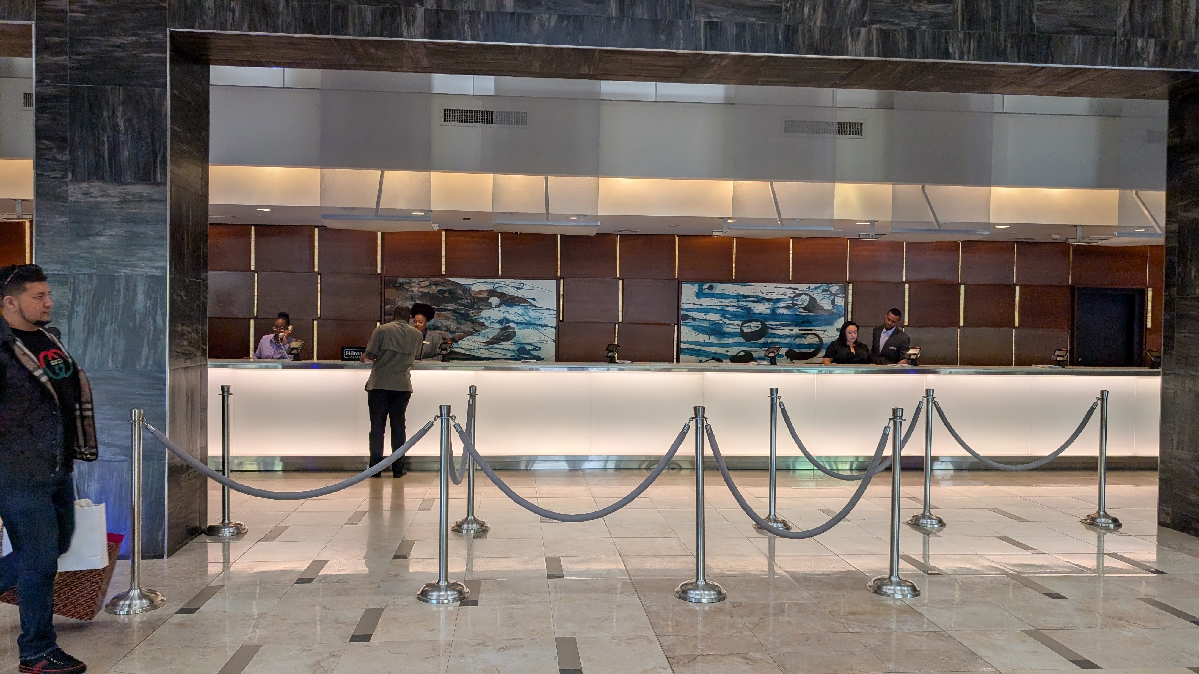 Hilton Orlando Lake Buena Vista check in desk Hilton Orlando Lake Buena Vista check in desk