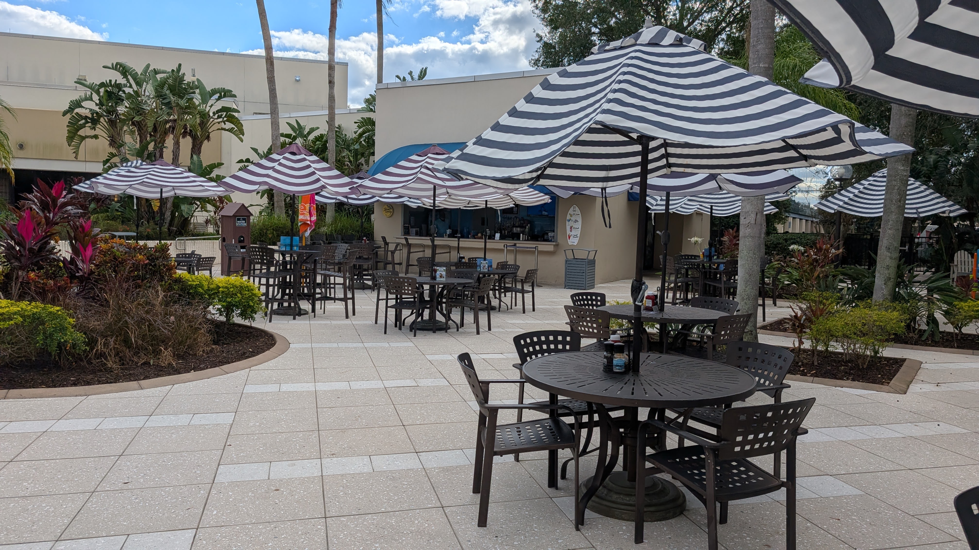 Hilton Orlando Lake Buena Vista dining pool bar Hilton Orlando Lake Buena Vista dining pool bar