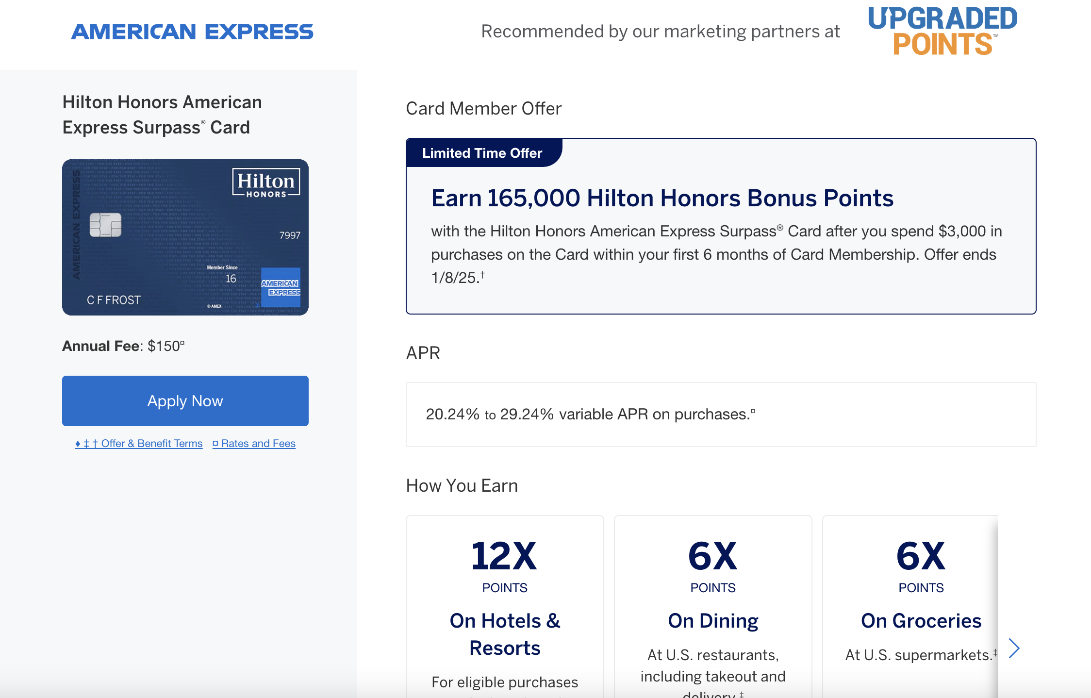 Hilton Surpass Application